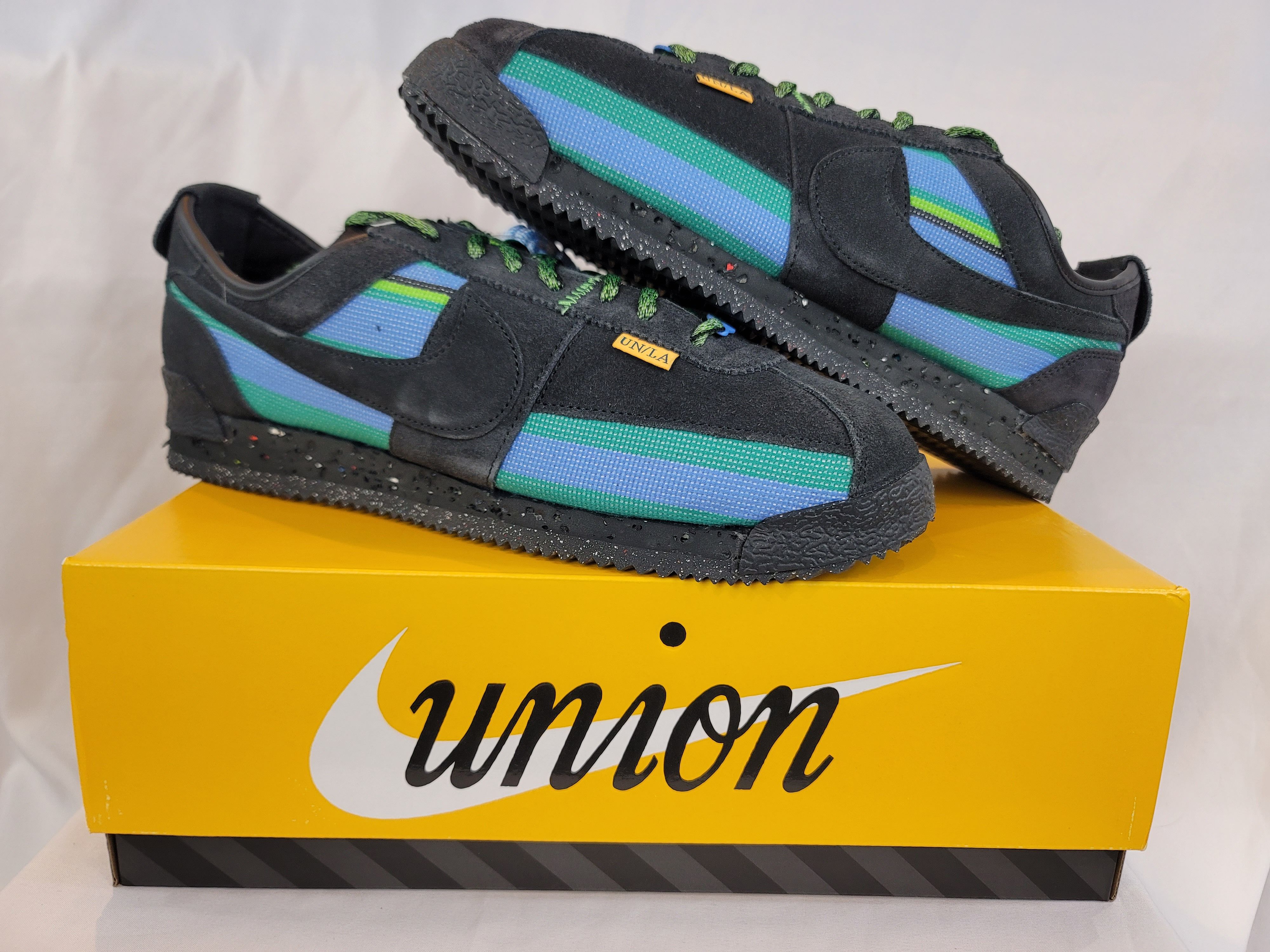 image of Nike Cortez Classic X Union La Off Noir Black Shoes, Men's (Size 13)