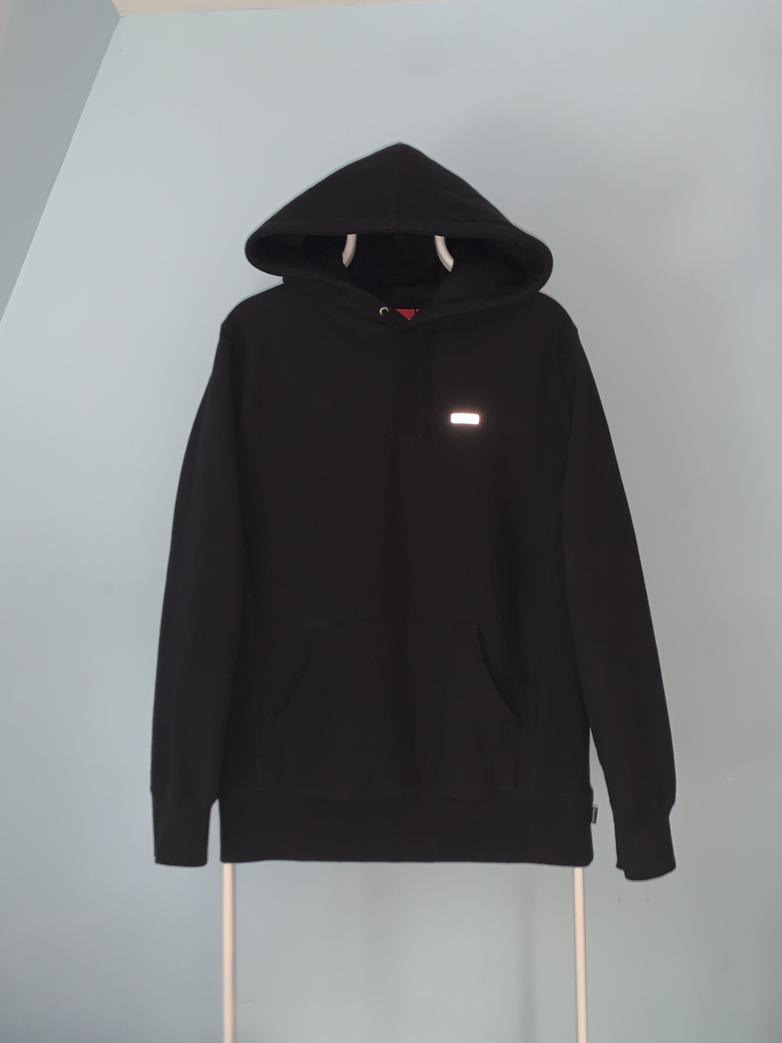 Supreme Reflective Hooded Sweatshirt White