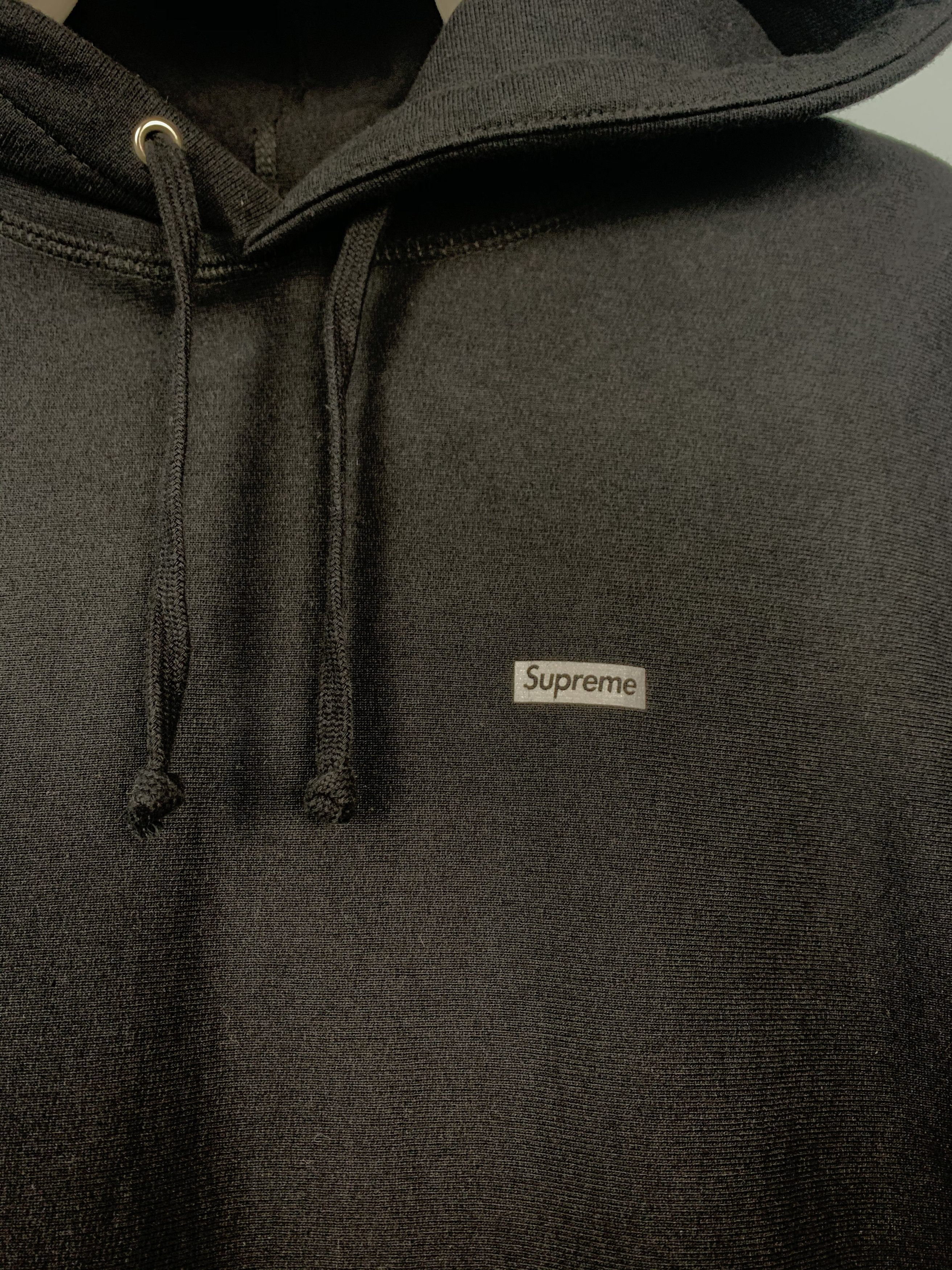 Supreme Reflective Small Box Logo Hoodie Black Medium Supreme Size US M / EU 48-50 / 2 - 5 Thumbnail