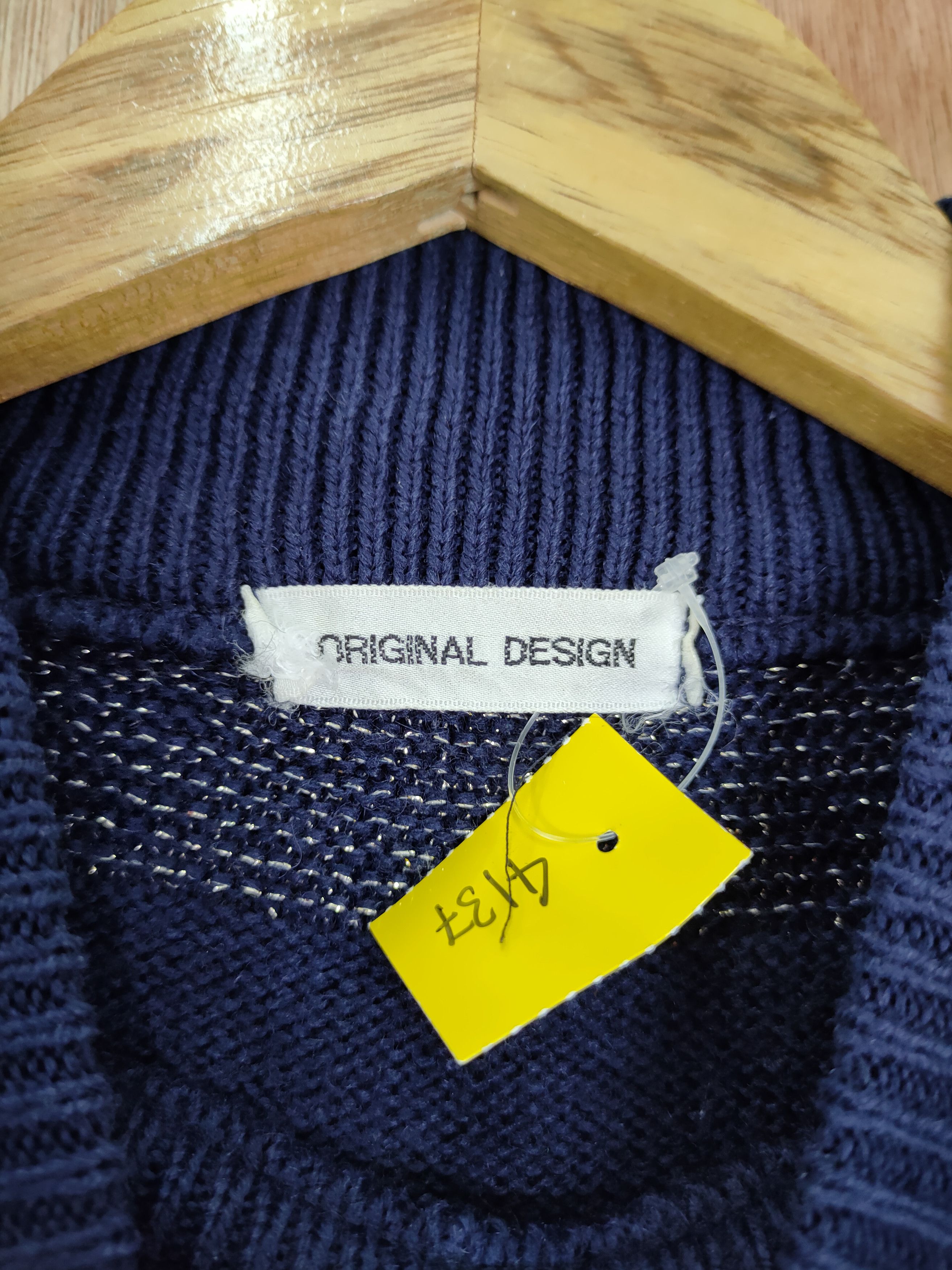 Japanese Brand Original design stripe knitwear sweatshirt vintage #4137 Size US M / EU 48-50 / 2 - 6 Thumbnail