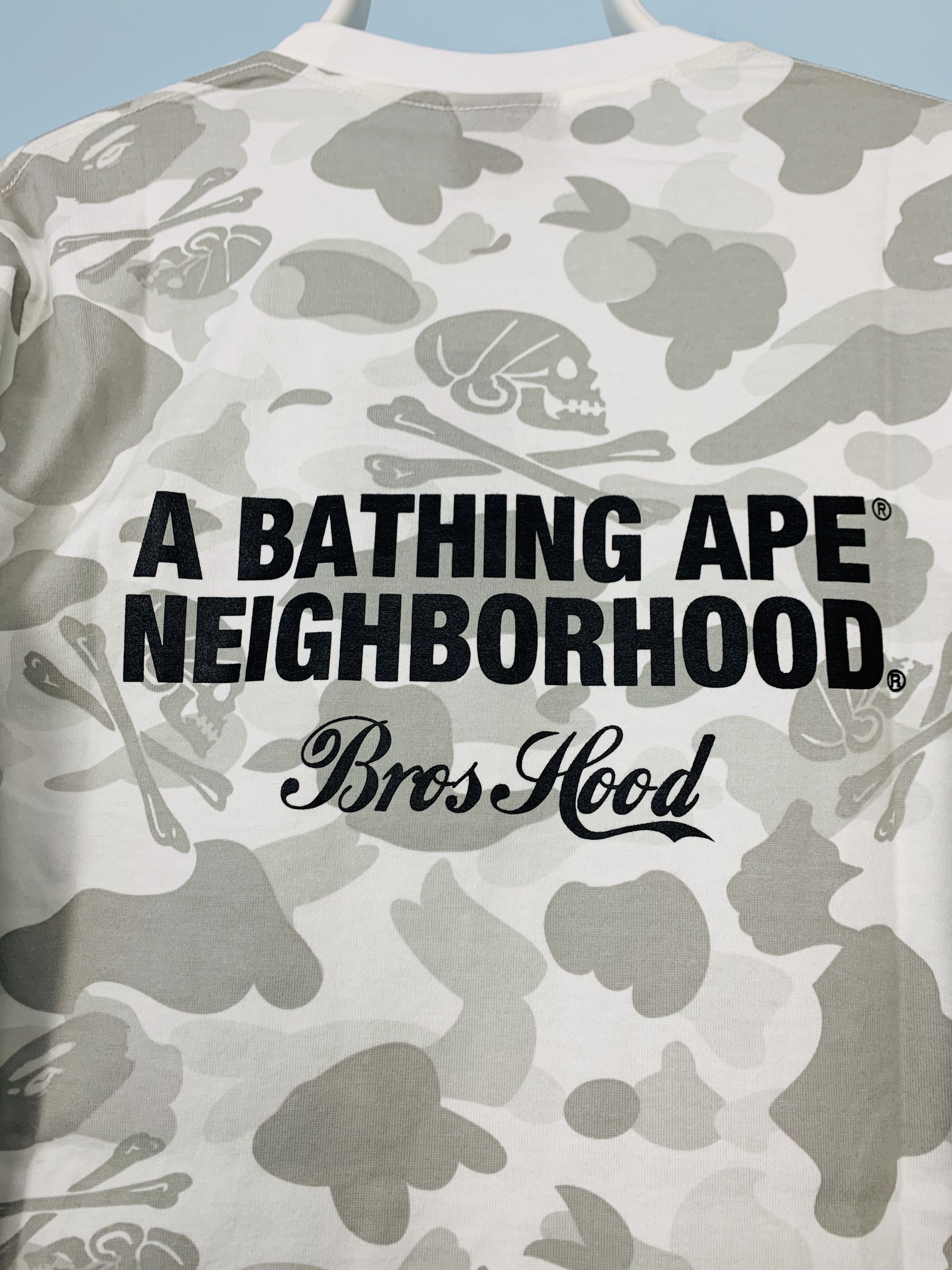 Bape × Neighborhood Bape x Neighborhood Camo Long Sleeve Tee Size US M / EU 48-50 / 2 - 7 Thumbnail