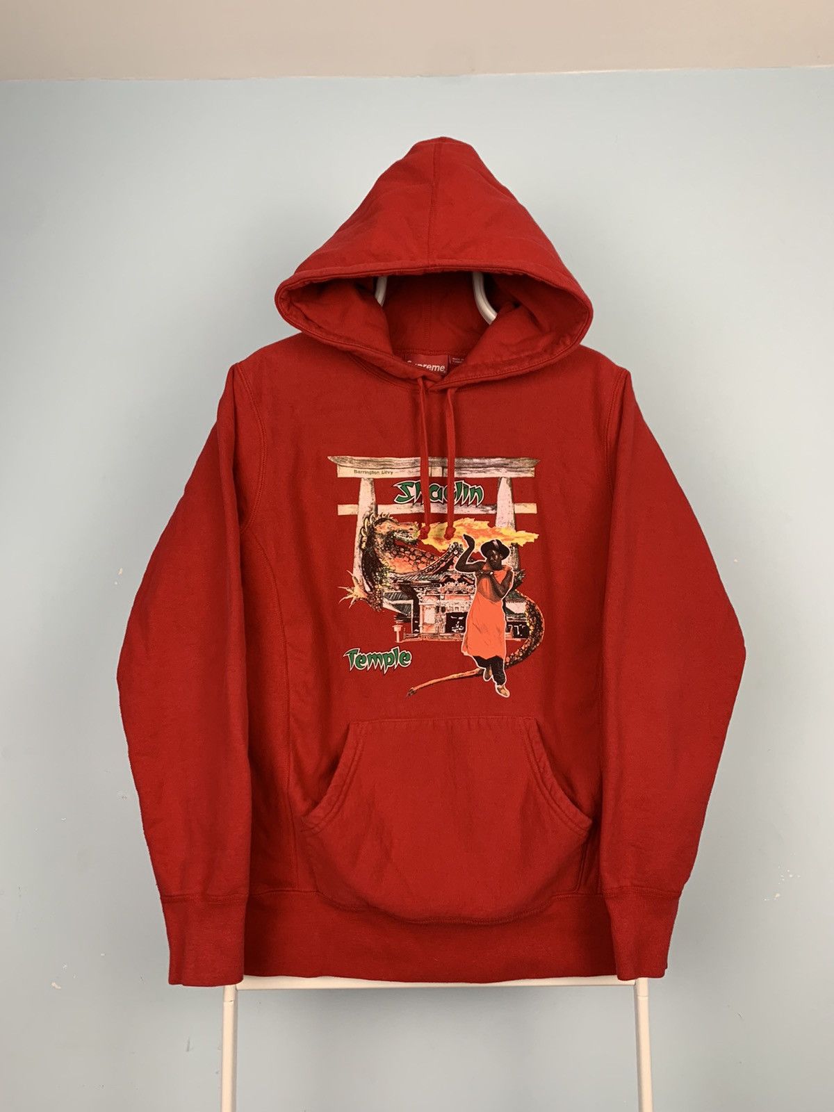 2016 Supreme Barrington Levy Shaolin Temple Hoodie Medium