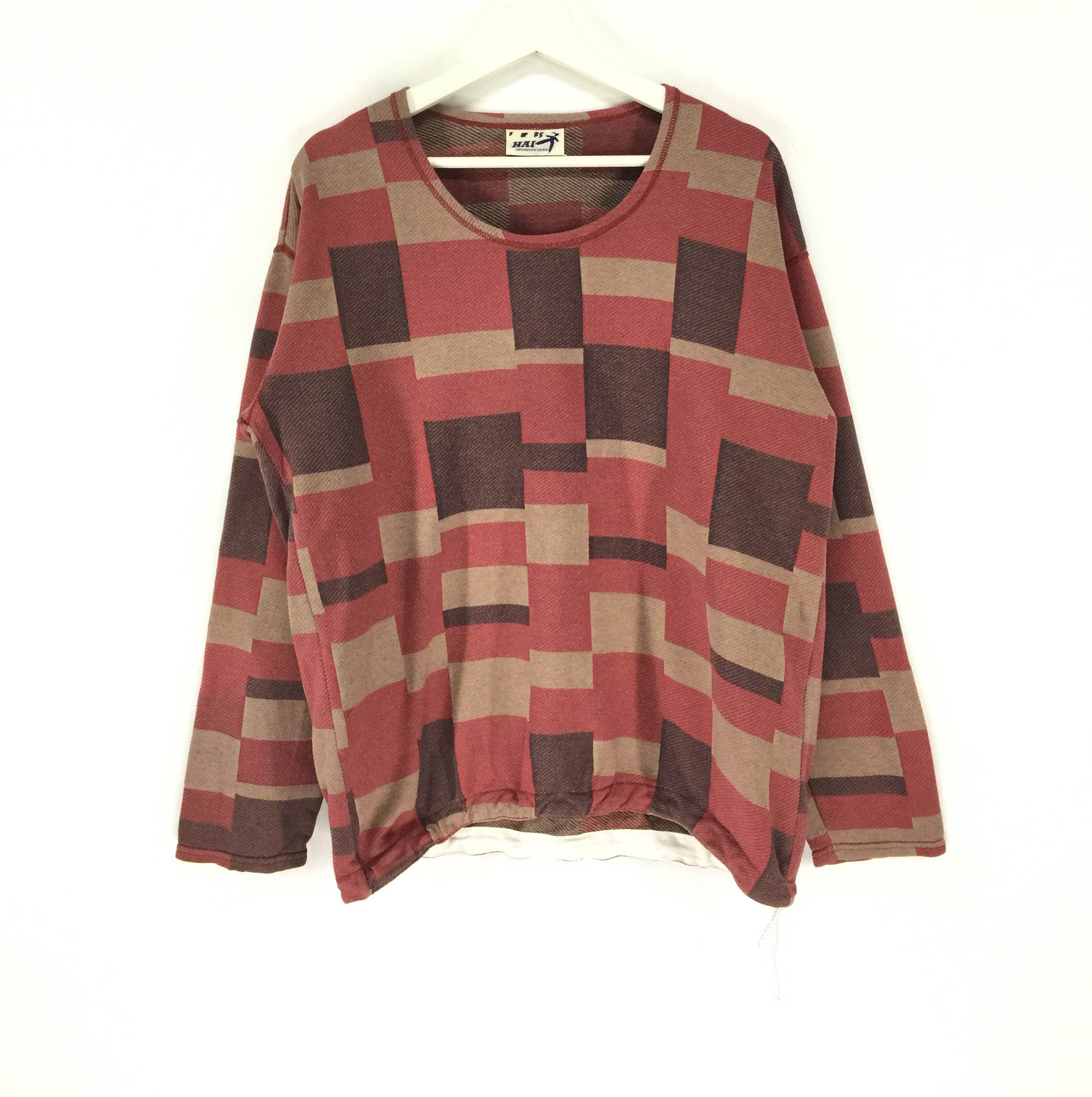 Designer × Hai Sporting Gear × Issey Miyake Hai sporting gear checked pullover Size US M / EU 48-50 / 2 - 1 Thumbnail