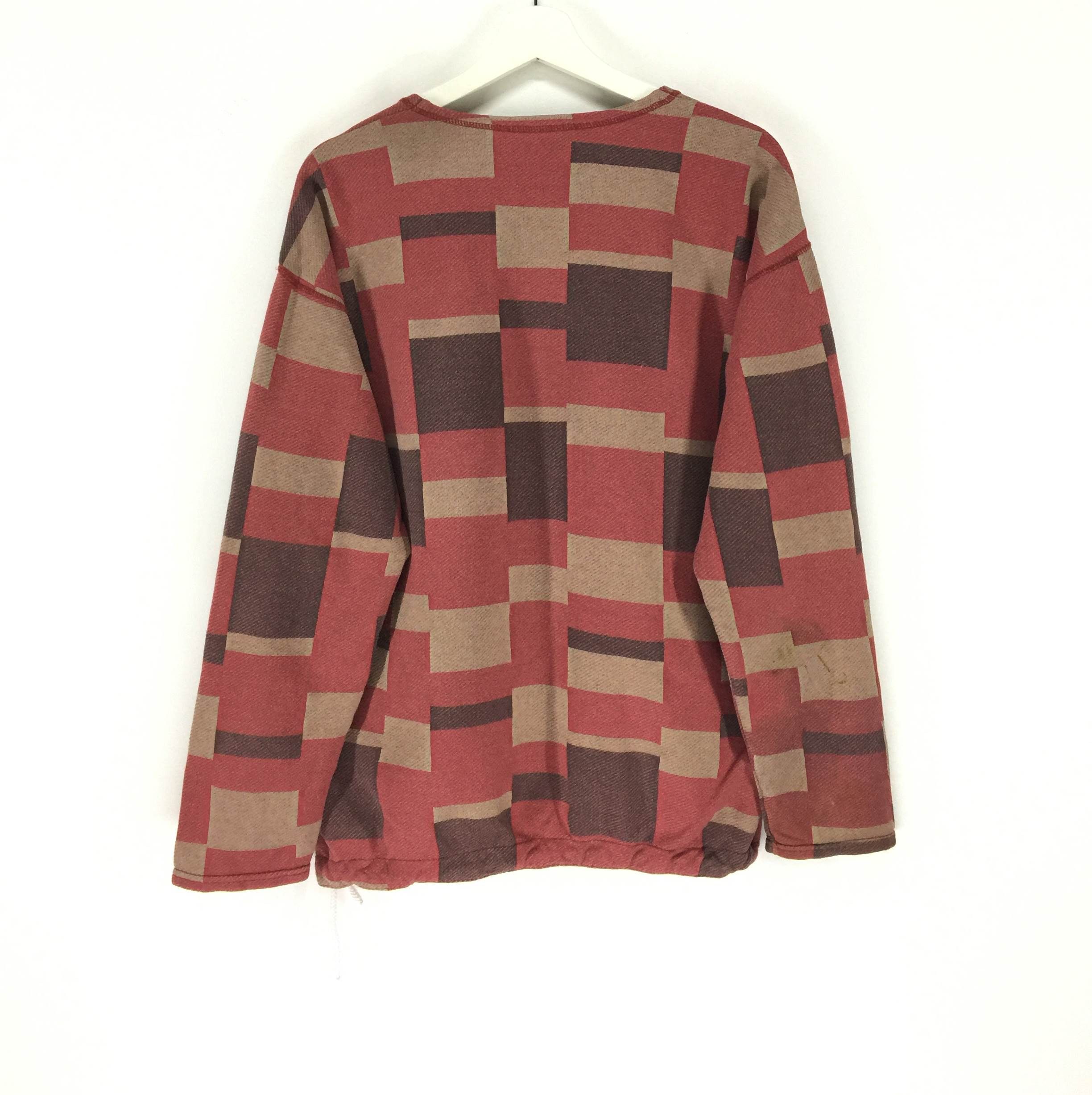 Designer × Hai Sporting Gear × Issey Miyake Hai sporting gear checked pullover Size US M / EU 48-50 / 2 - 2 Thumbnail