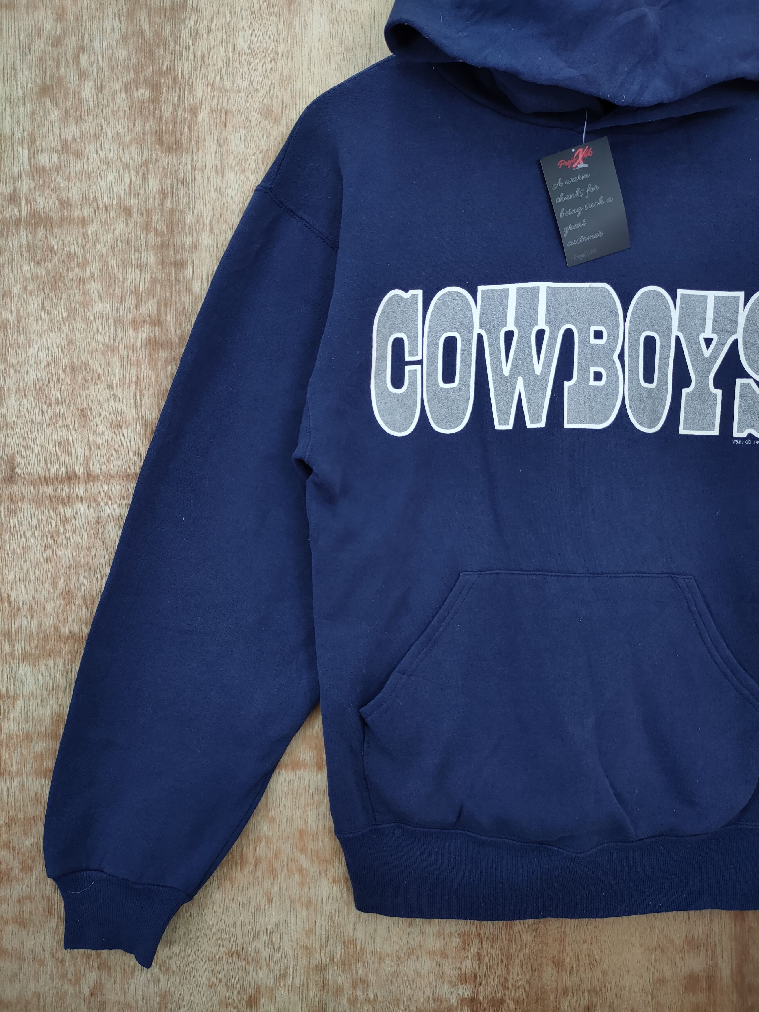 NFL DLL 1993 NFLP Cowboys dark blue sweatshirt vintage #46-116 Size US M / EU 48-50 / 2 - 2 Thumbnail