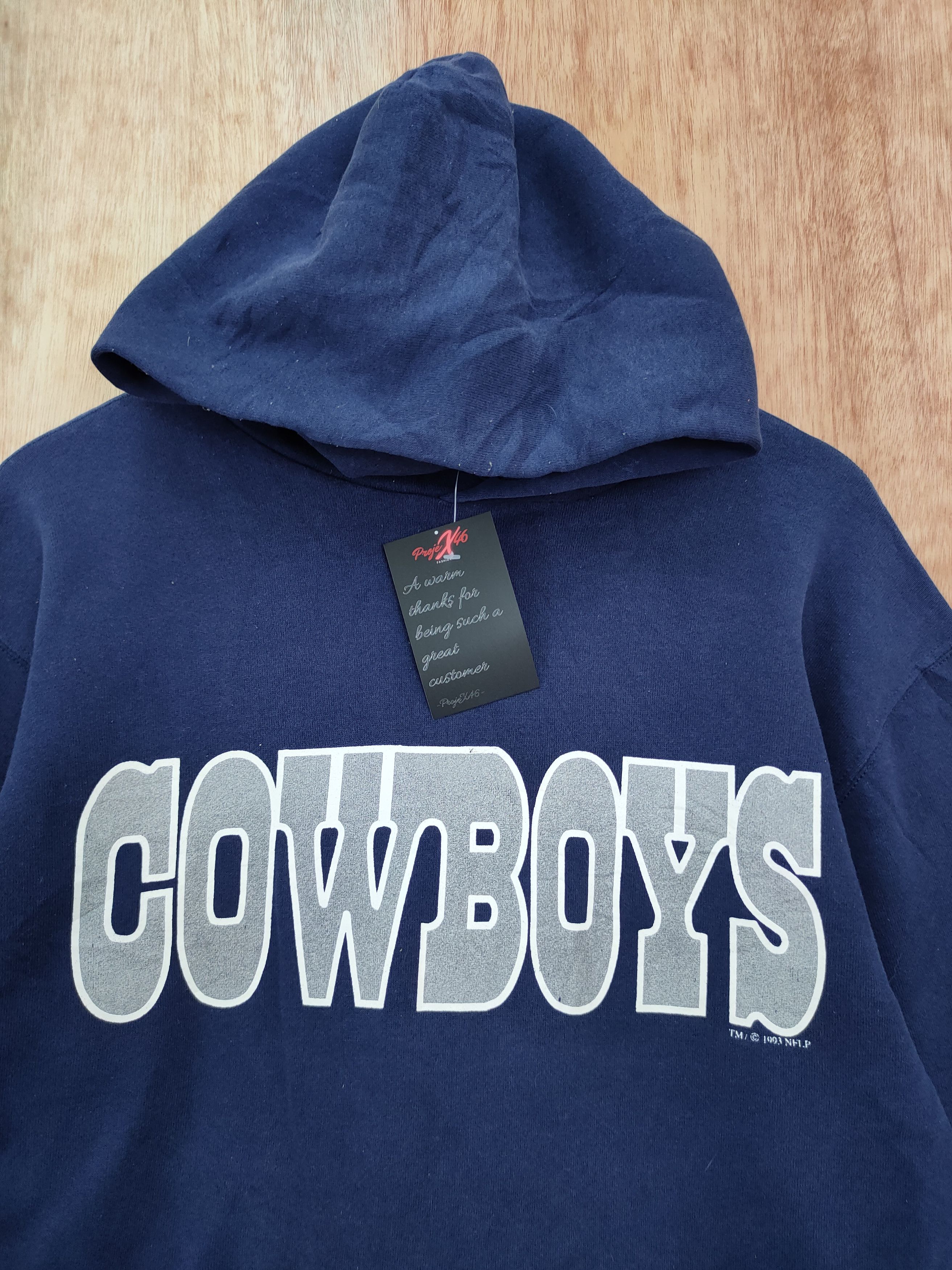 NFL DLL 1993 NFLP Cowboys dark blue sweatshirt vintage #46-116 Size US M / EU 48-50 / 2 - 4 Thumbnail