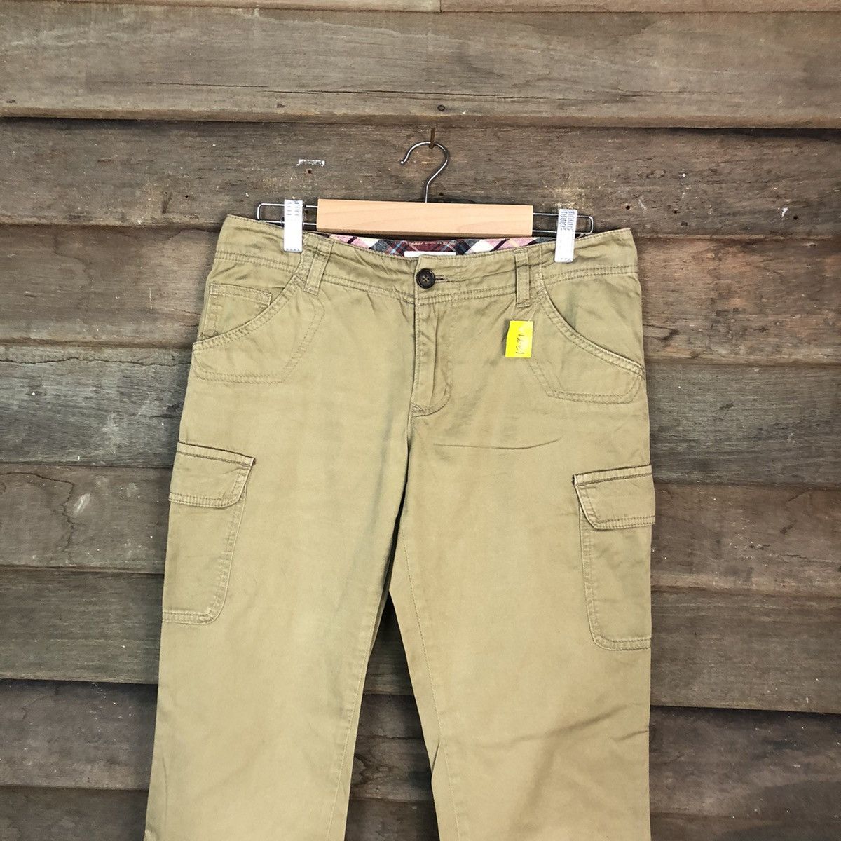 Japanese Brand DLL Ropie Rene Brown Cargo Multipocket Pants #1371 Size US 30 / EU 46 - 2 Thumbnail