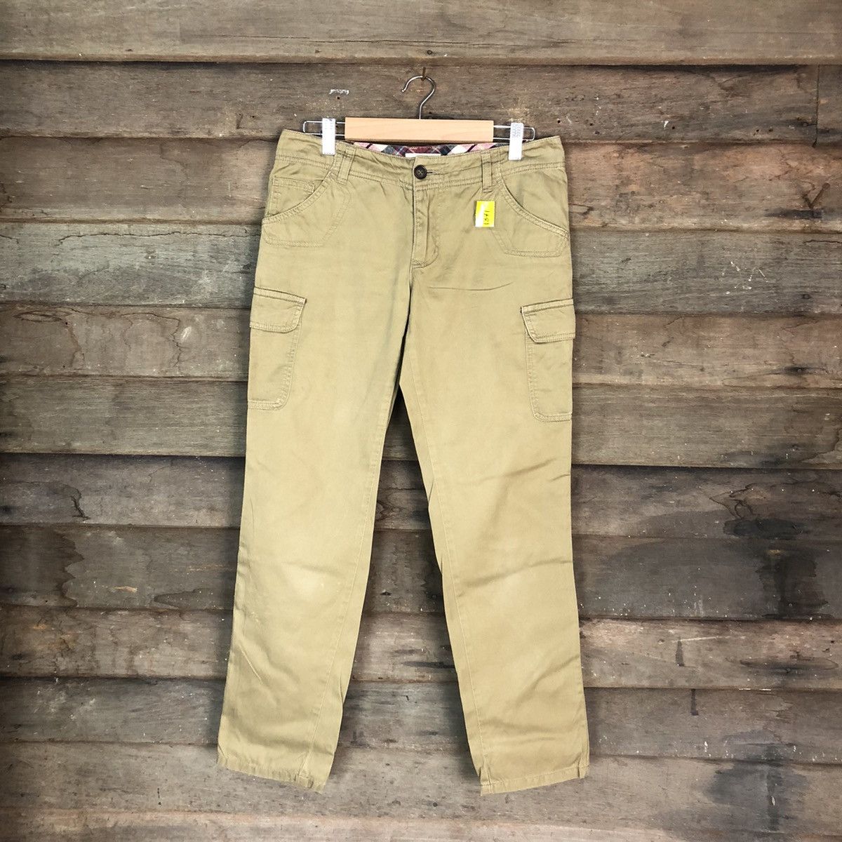 Japanese Brand DLL Ropie Rene Brown Cargo Multipocket Pants #1371 Size US 30 / EU 46 - 1 Thumbnail