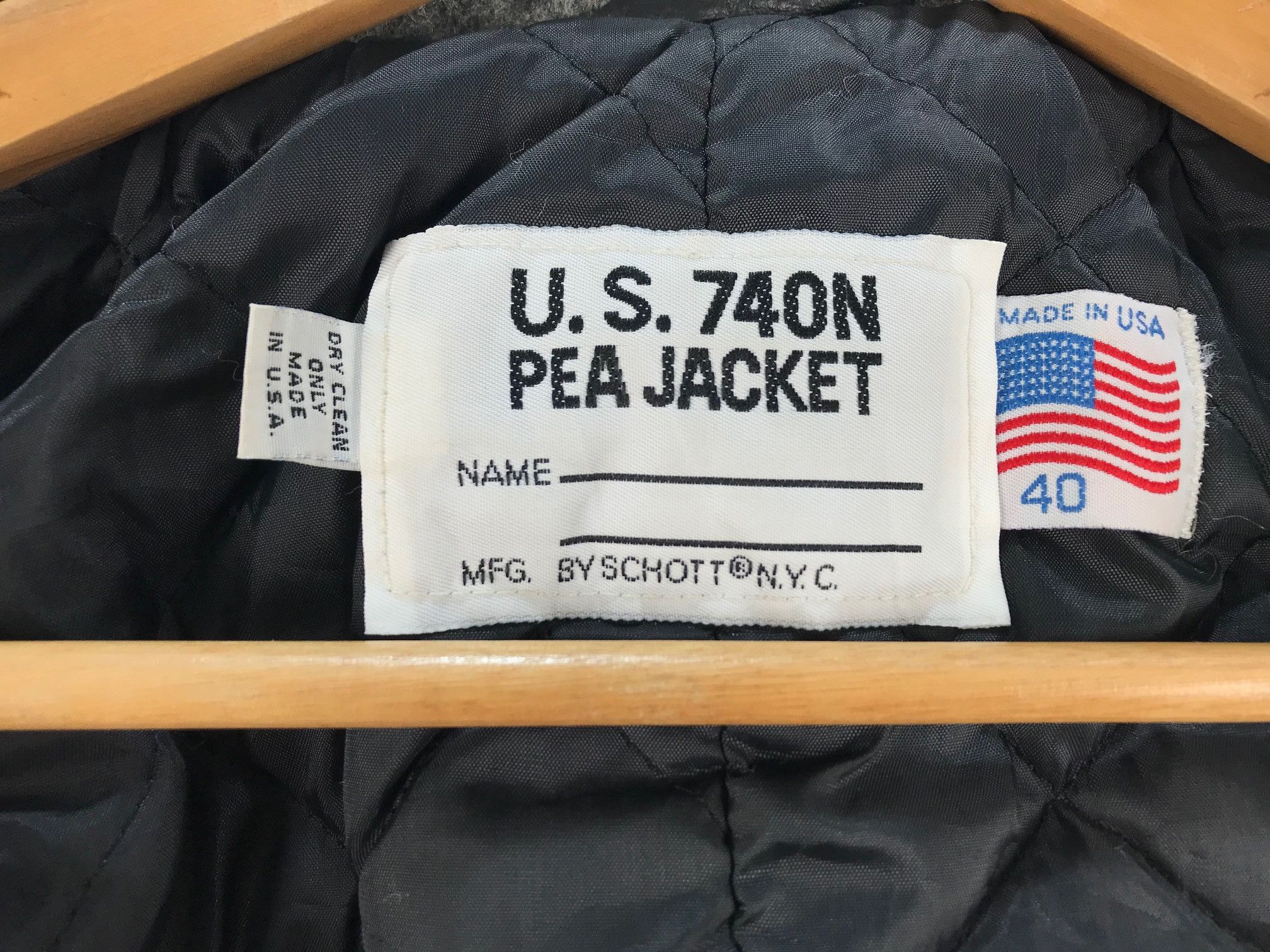 Schott Vintage U.S 740N Pea Jacket by Schott Size US M / EU 48-50 / 2 - 9 Thumbnail