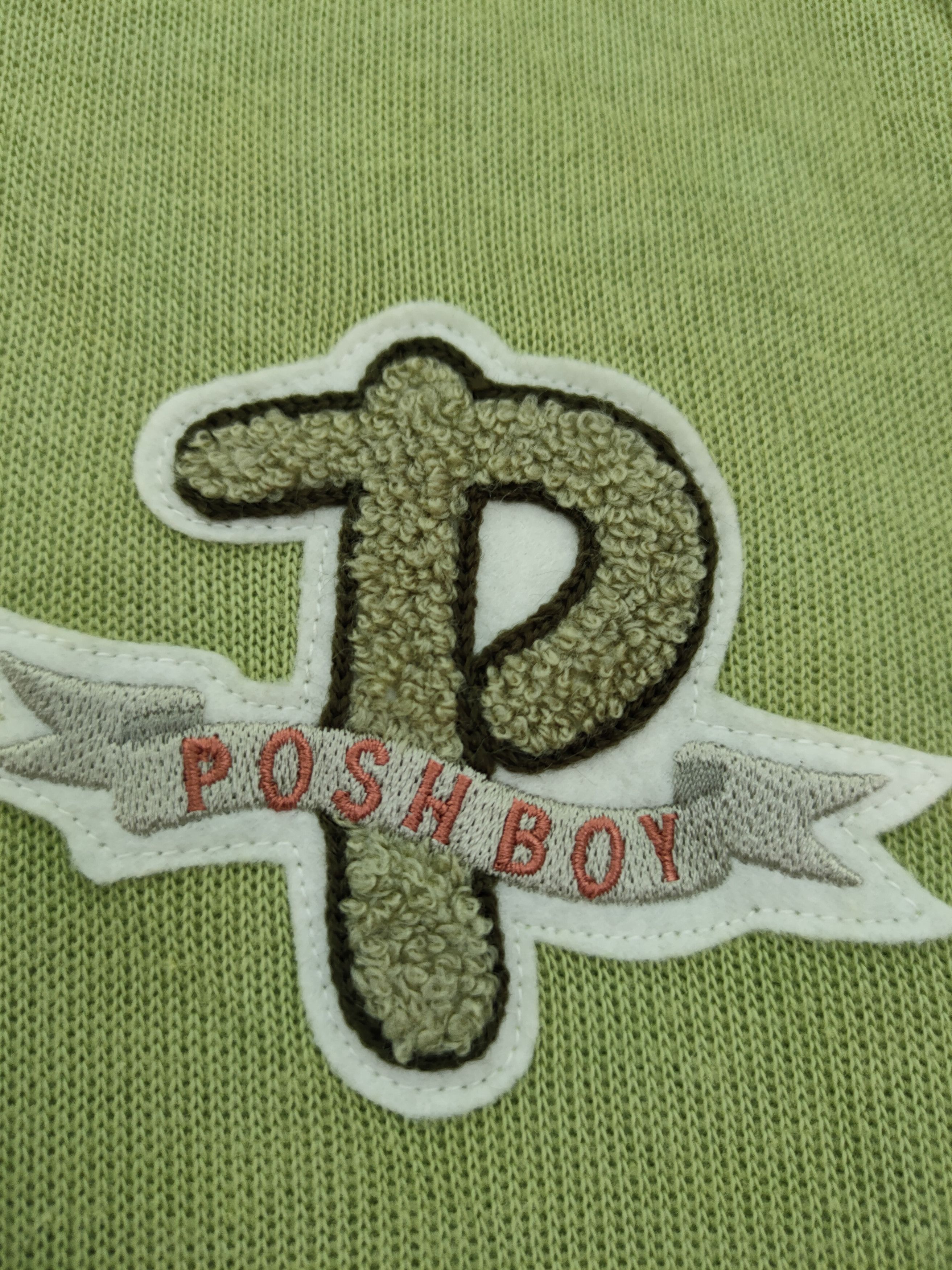Vintage DL Posh Boy green vintage sweatshirt #46-211 Size US L / EU 52-54 / 3 - 4 Thumbnail