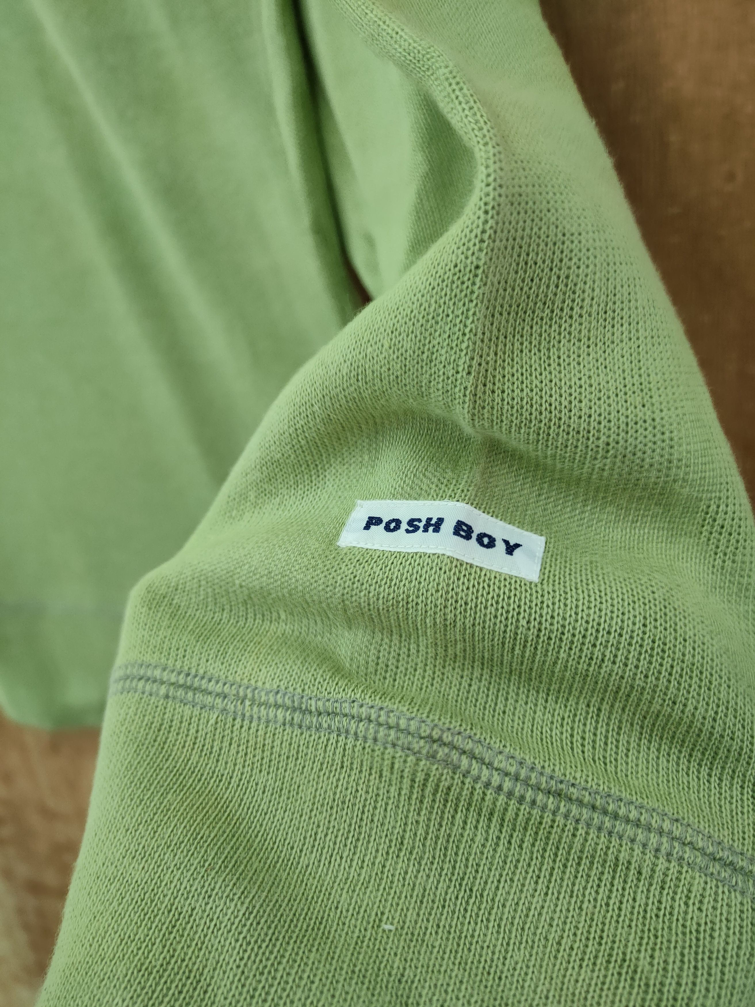 Vintage DL Posh Boy green vintage sweatshirt #46-211 Size US L / EU 52-54 / 3 - 7 Thumbnail