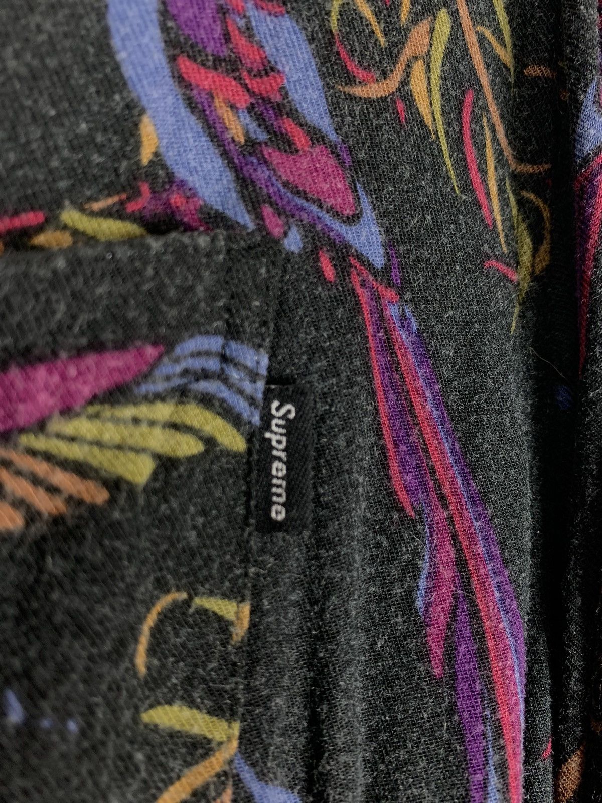 Supreme 2016 Supreme Birds of Paradise Rayon Shirt Black Medium Size US M / EU 48-50 / 2 - 3 Thumbnail