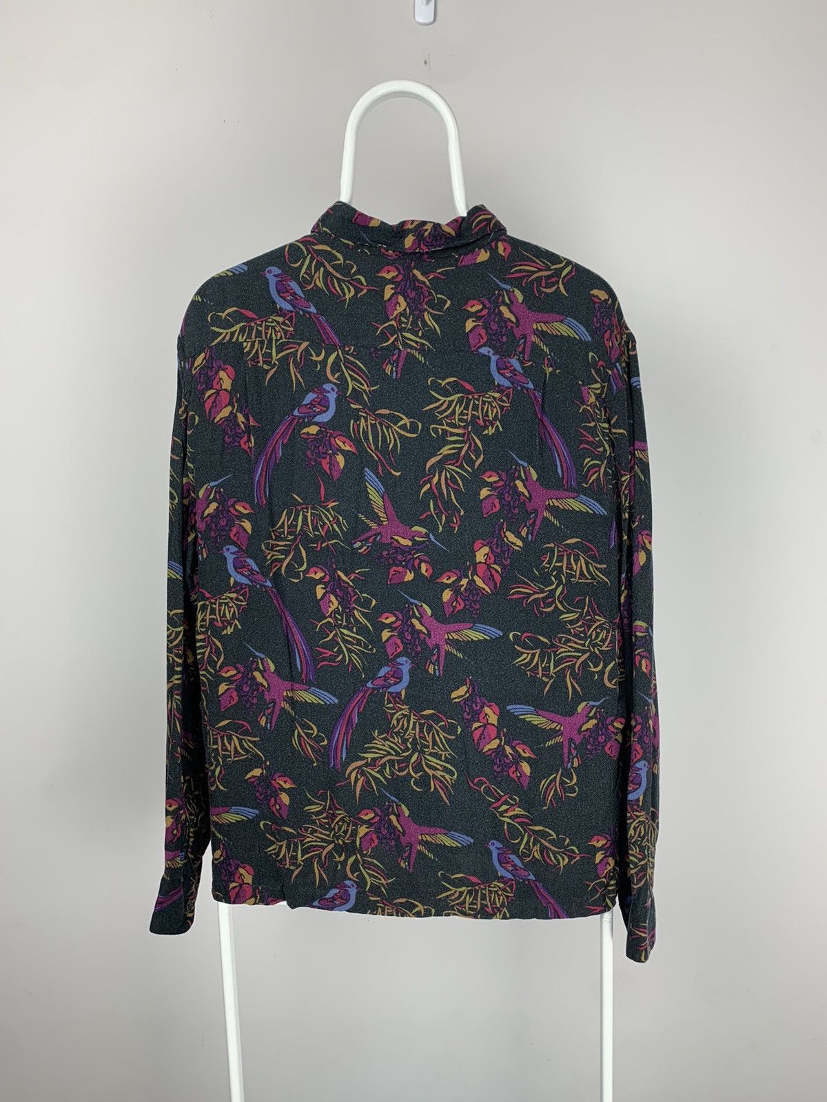 Supreme 2016 Supreme Birds of Paradise Rayon Shirt Black Medium Size US M / EU 48-50 / 2 - 5 Thumbnail