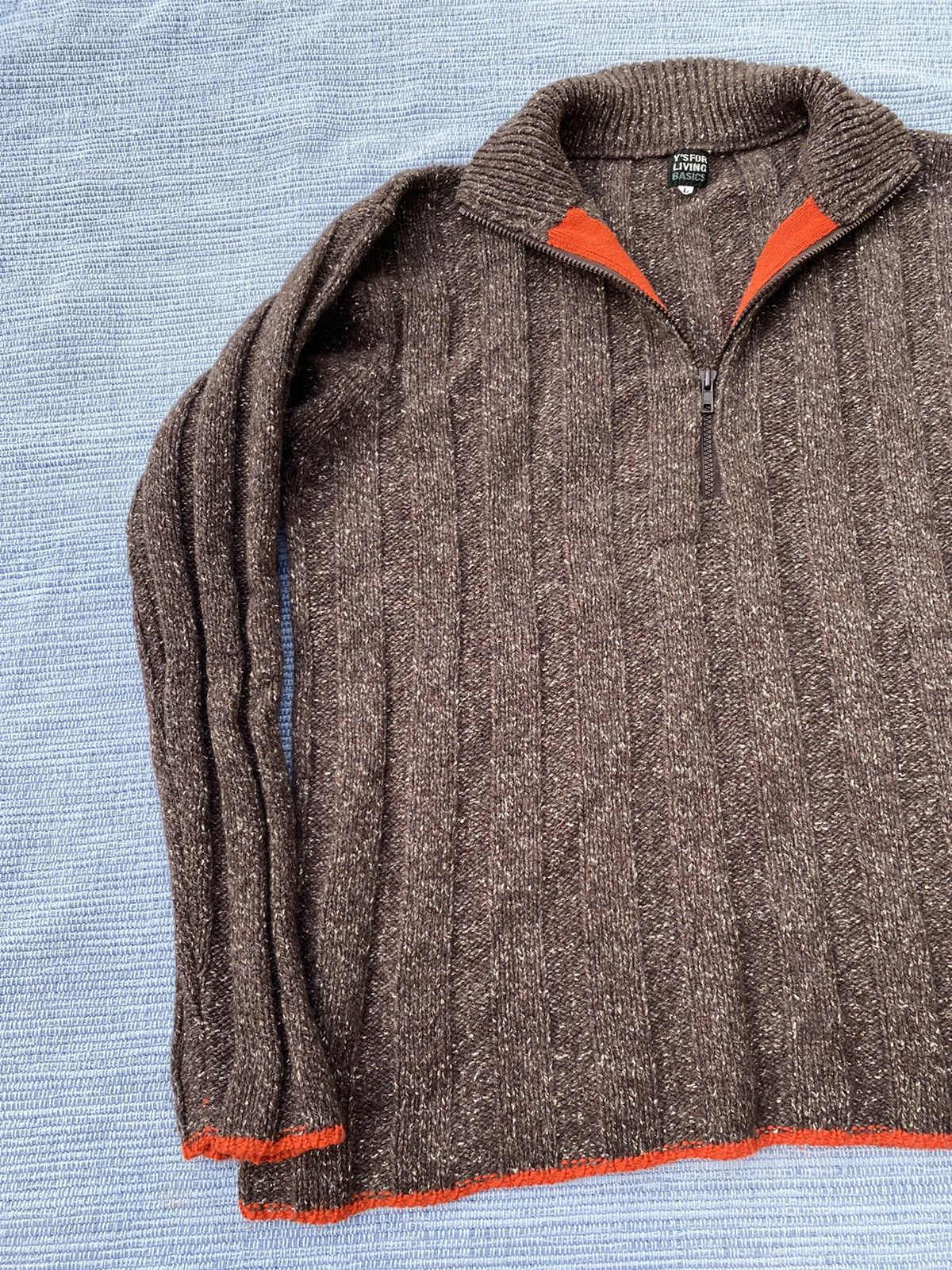 Vintage y’s for living basic half zipper knitwear Size US L / EU 52-54 / 3 - 5 Thumbnail