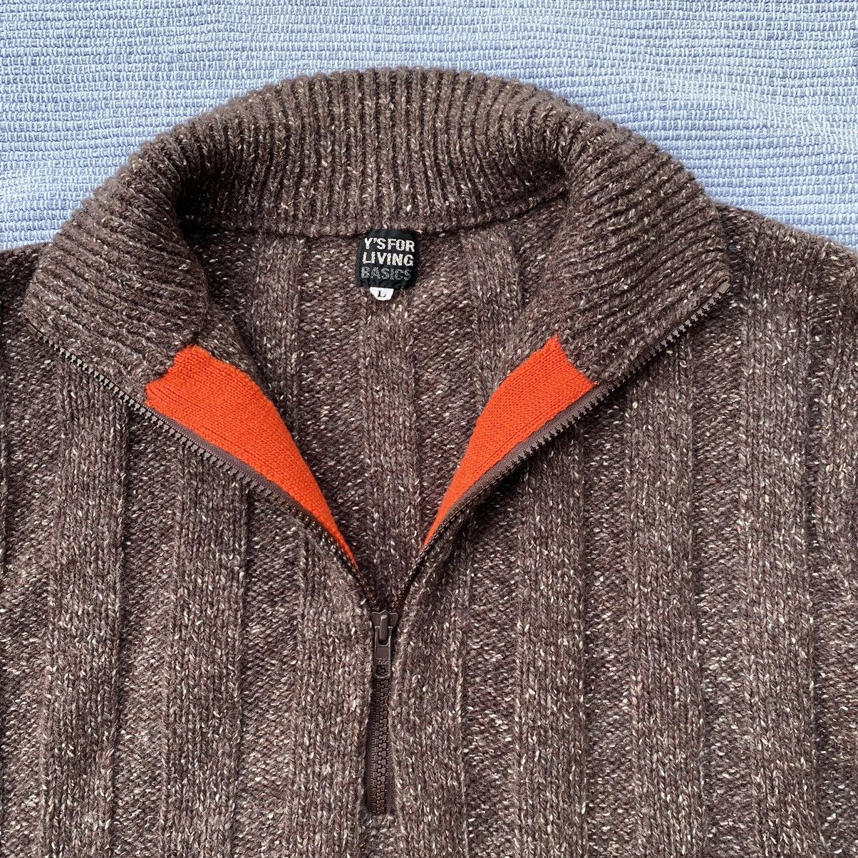 Vintage y’s for living basic half zipper knitwear Size US L / EU 52-54 / 3 - 3 Thumbnail