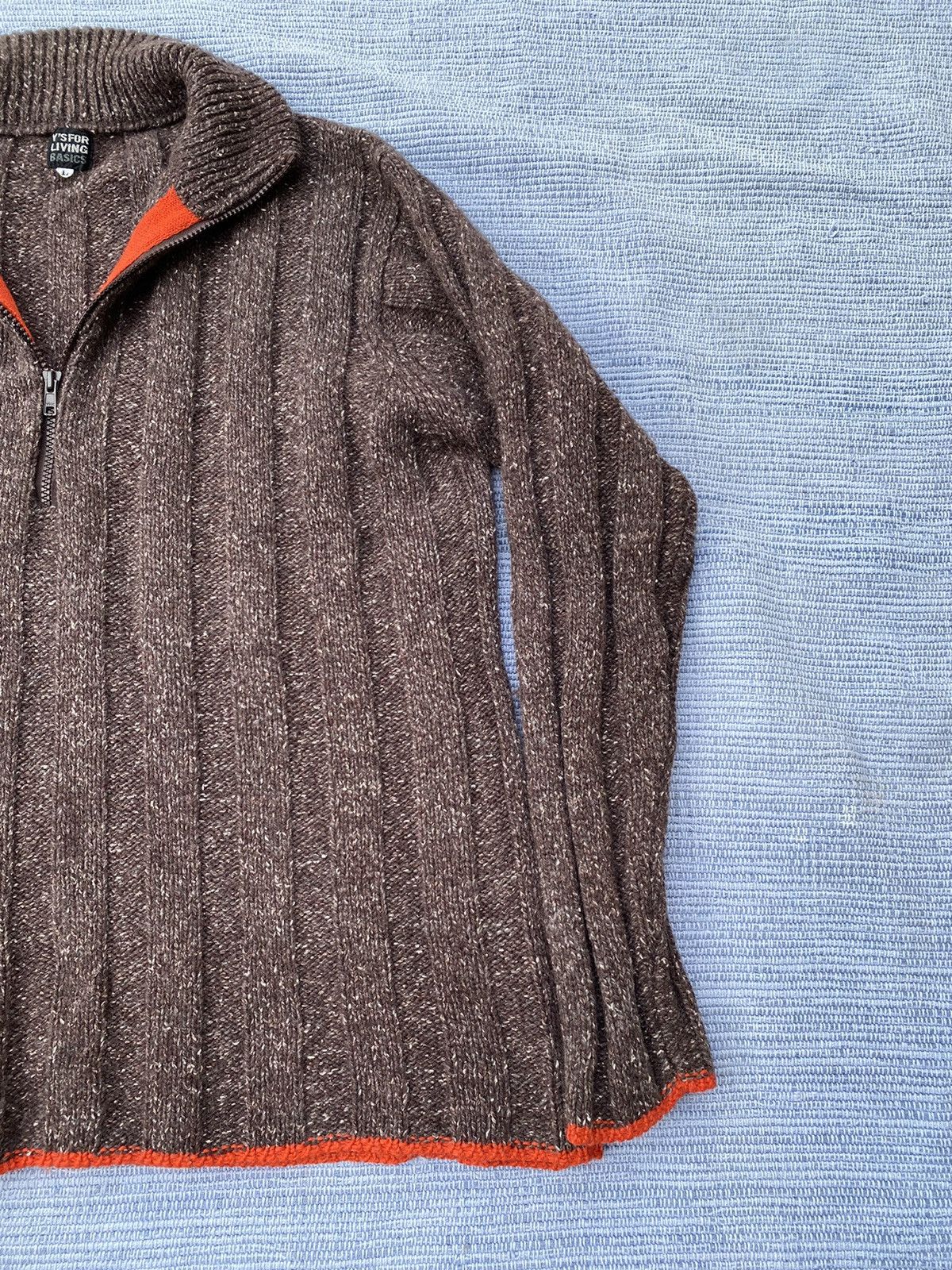 Vintage y’s for living basic half zipper knitwear Size US L / EU 52-54 / 3 - 4 Thumbnail