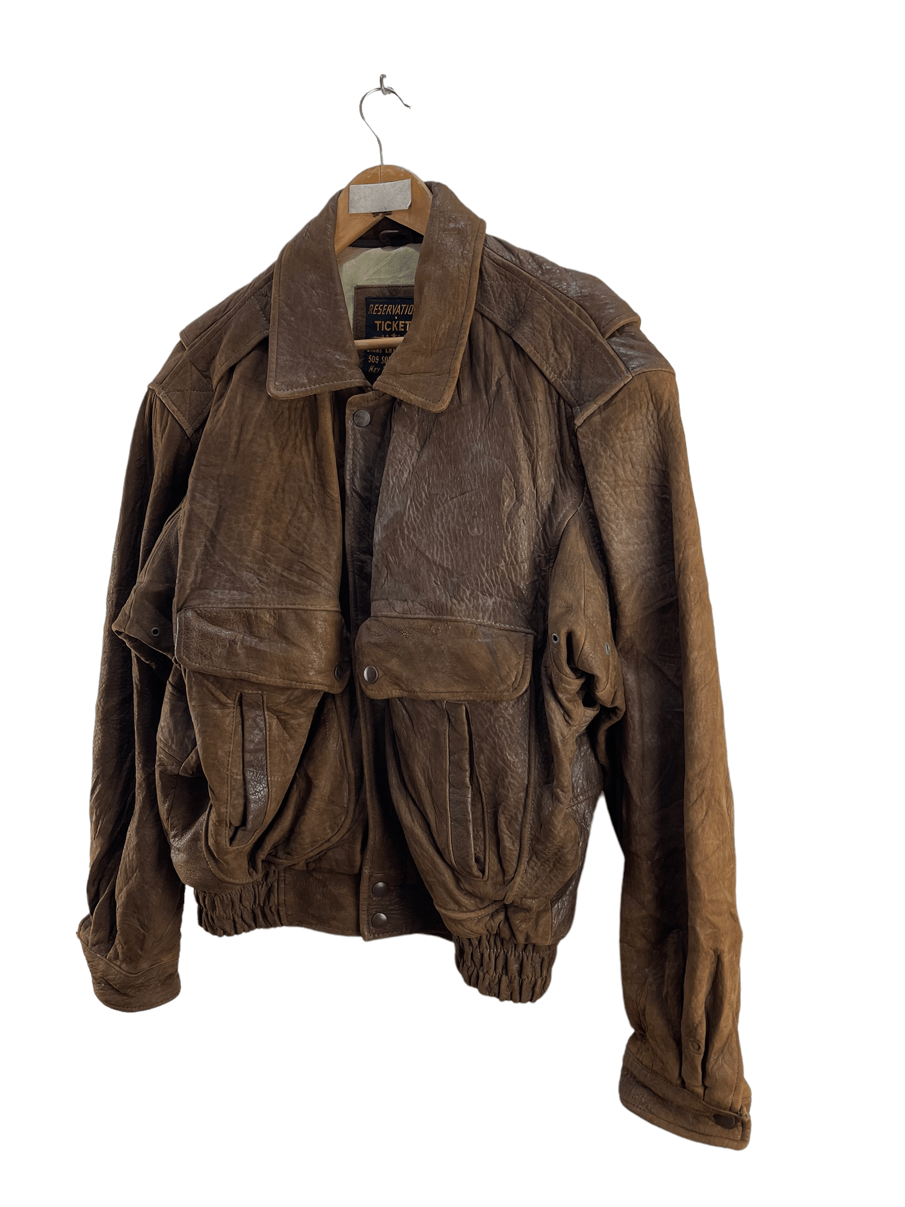 Other VINTAGE RESERVATIONS US MAIL SERVICES LEATHER JACKET Size US M / EU 48-50 / 2 - 5 Thumbnail