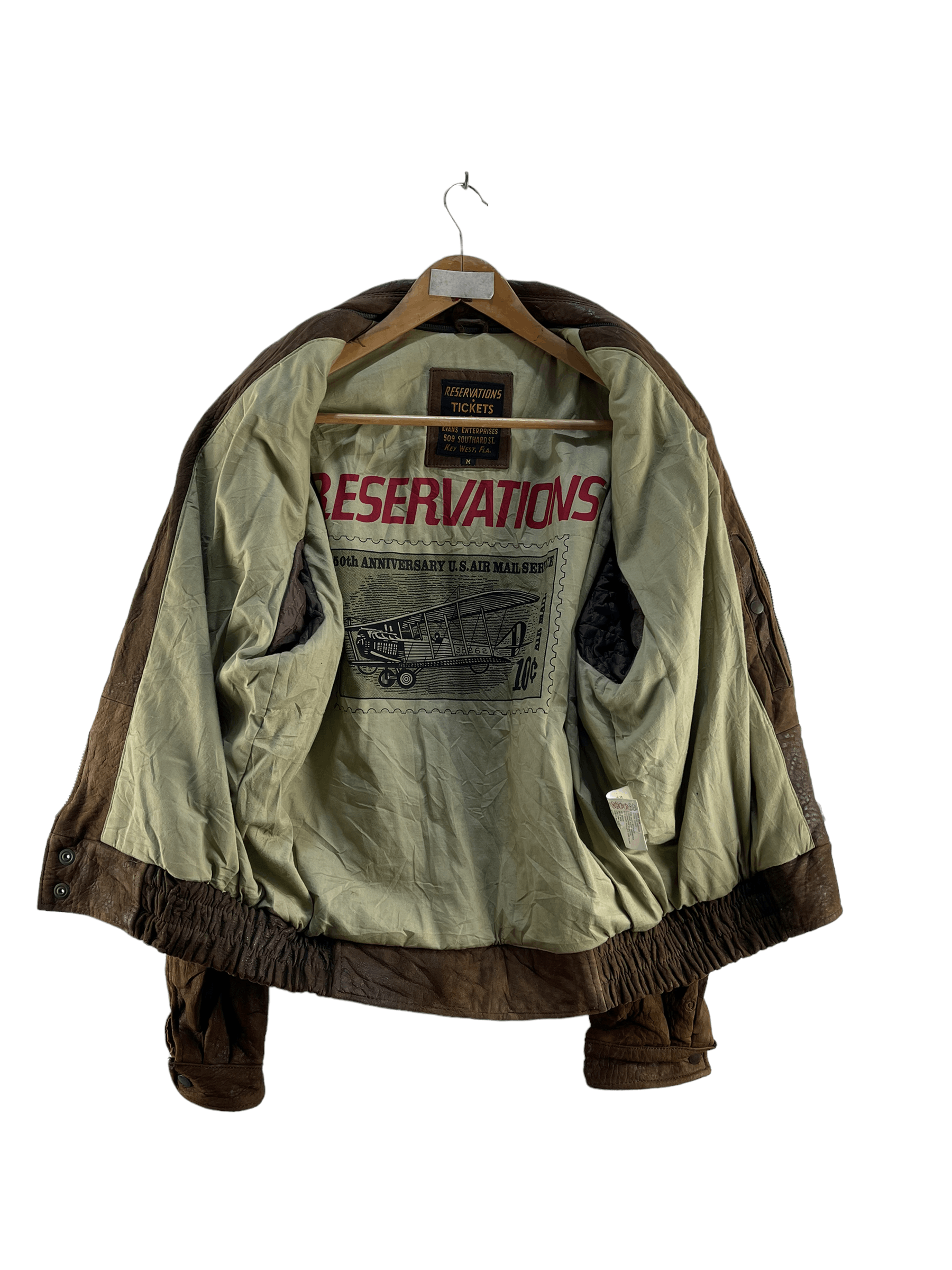 Other VINTAGE RESERVATIONS US MAIL SERVICES LEATHER JACKET Size US M / EU 48-50 / 2 - 3 Thumbnail