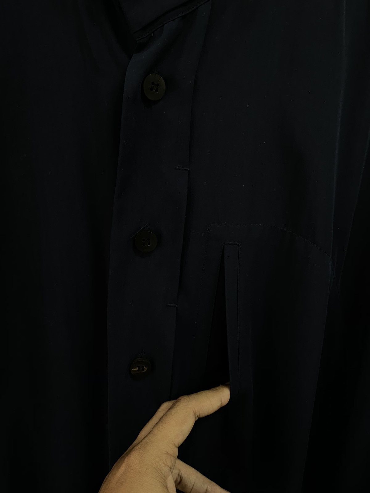 Issey Miyake Issey Miyake Men Rayon Shirt Woody Button Japanese Style Size US L / EU 52-54 / 3 - 7 Thumbnail