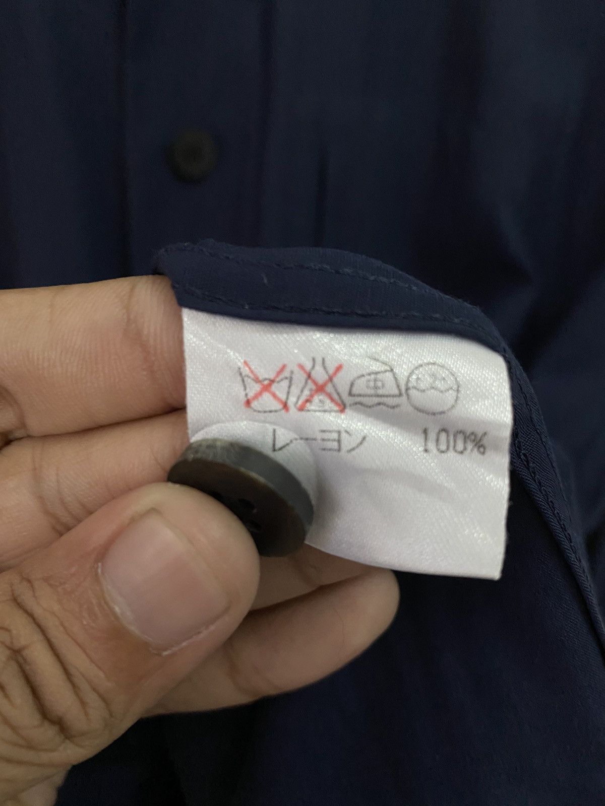 Issey Miyake Issey Miyake Men Rayon Shirt Woody Button Japanese Style Size US L / EU 52-54 / 3 - 9 Thumbnail