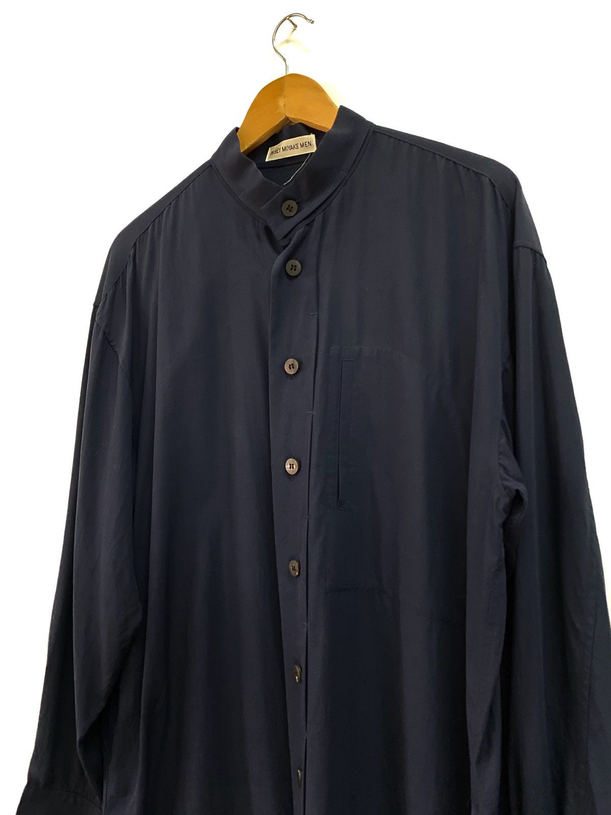 Issey Miyake Issey Miyake Men Rayon Shirt Woody Button Japanese Style Size US L / EU 52-54 / 3 - 4 Thumbnail