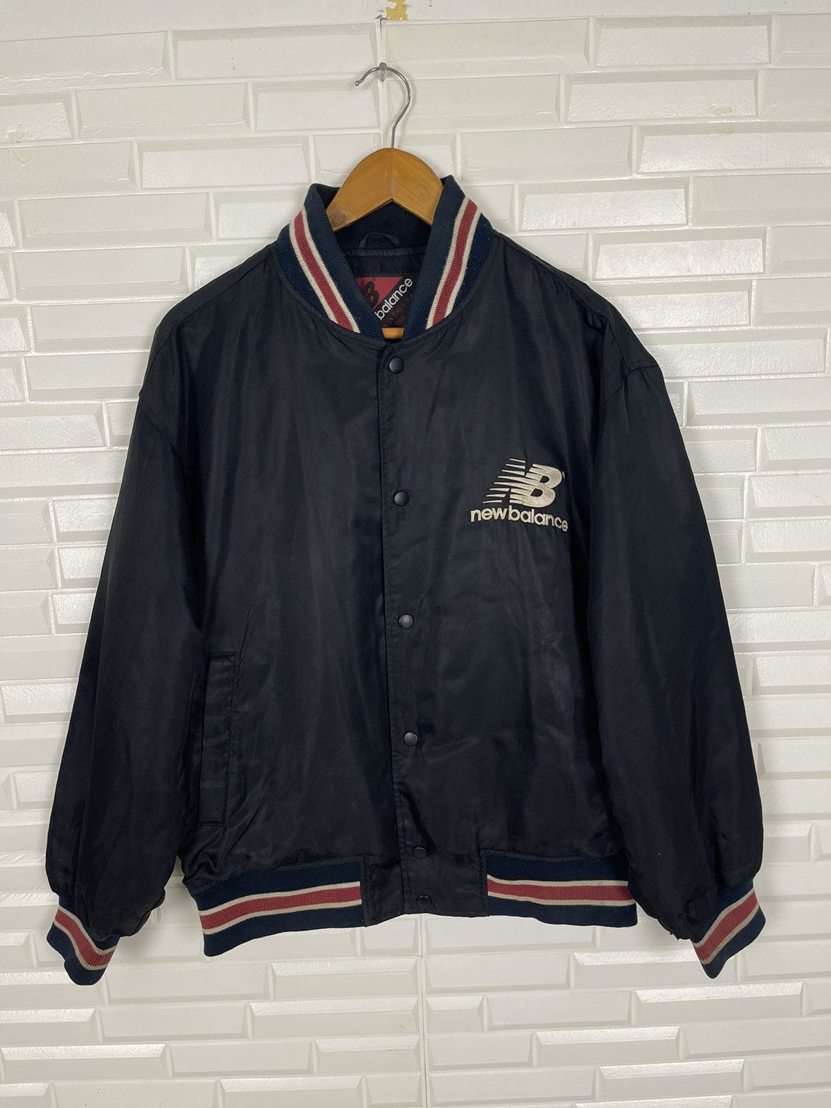New Balance ✅QUICK SALE🔥Vintage New Balance Bomber Jacket Ringer Size US L / EU 52-54 / 3 - 1 Thumbnail