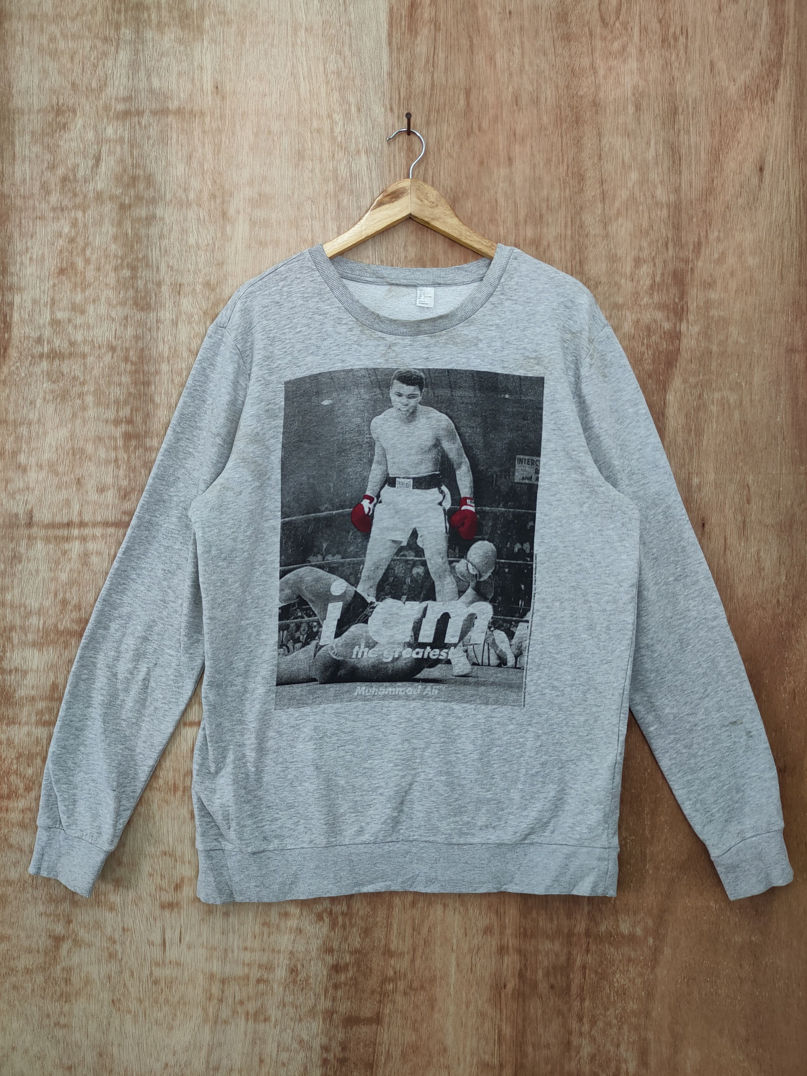 DLL Muhammad Ali boxer lagend sweatshirt vintage #46-114