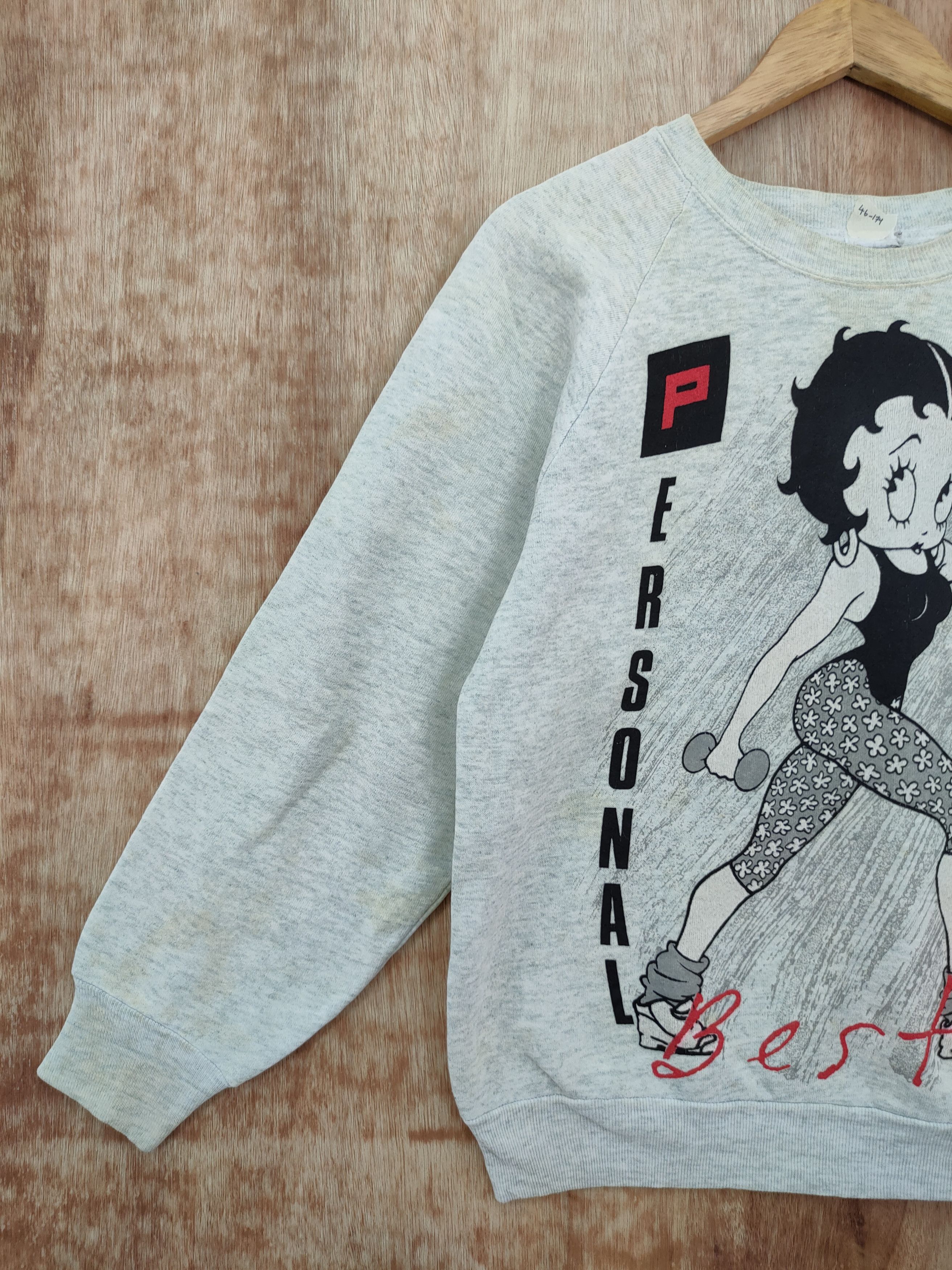 Cartoon Network DL 1991 Betty Bepop movie cartoon sweatshirt vintage #46-174 Size US S / EU 44-46 / 1 - 2 Thumbnail