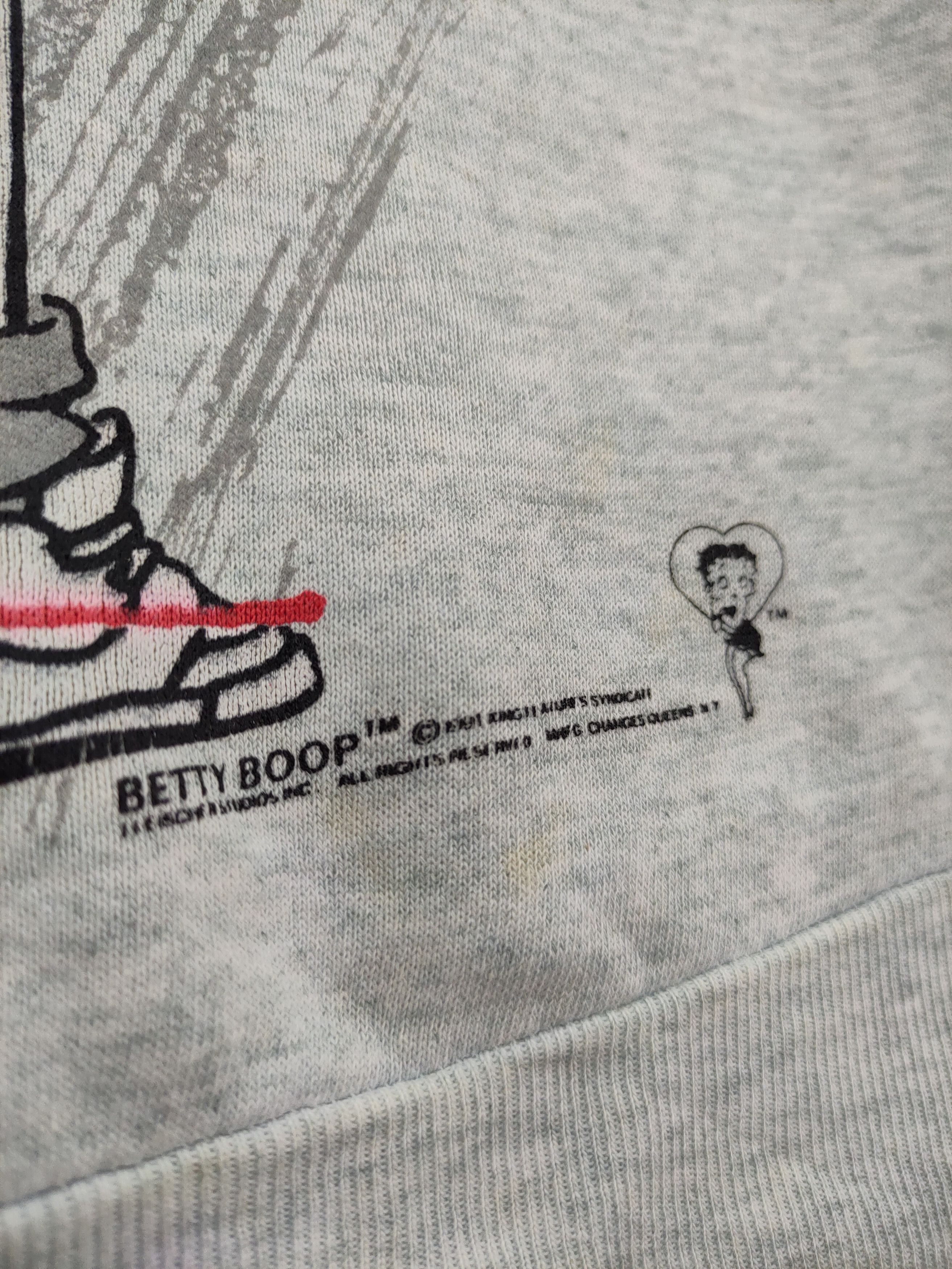 Cartoon Network DL 1991 Betty Bepop movie cartoon sweatshirt vintage #46-174 Size US S / EU 44-46 / 1 - 5 Thumbnail