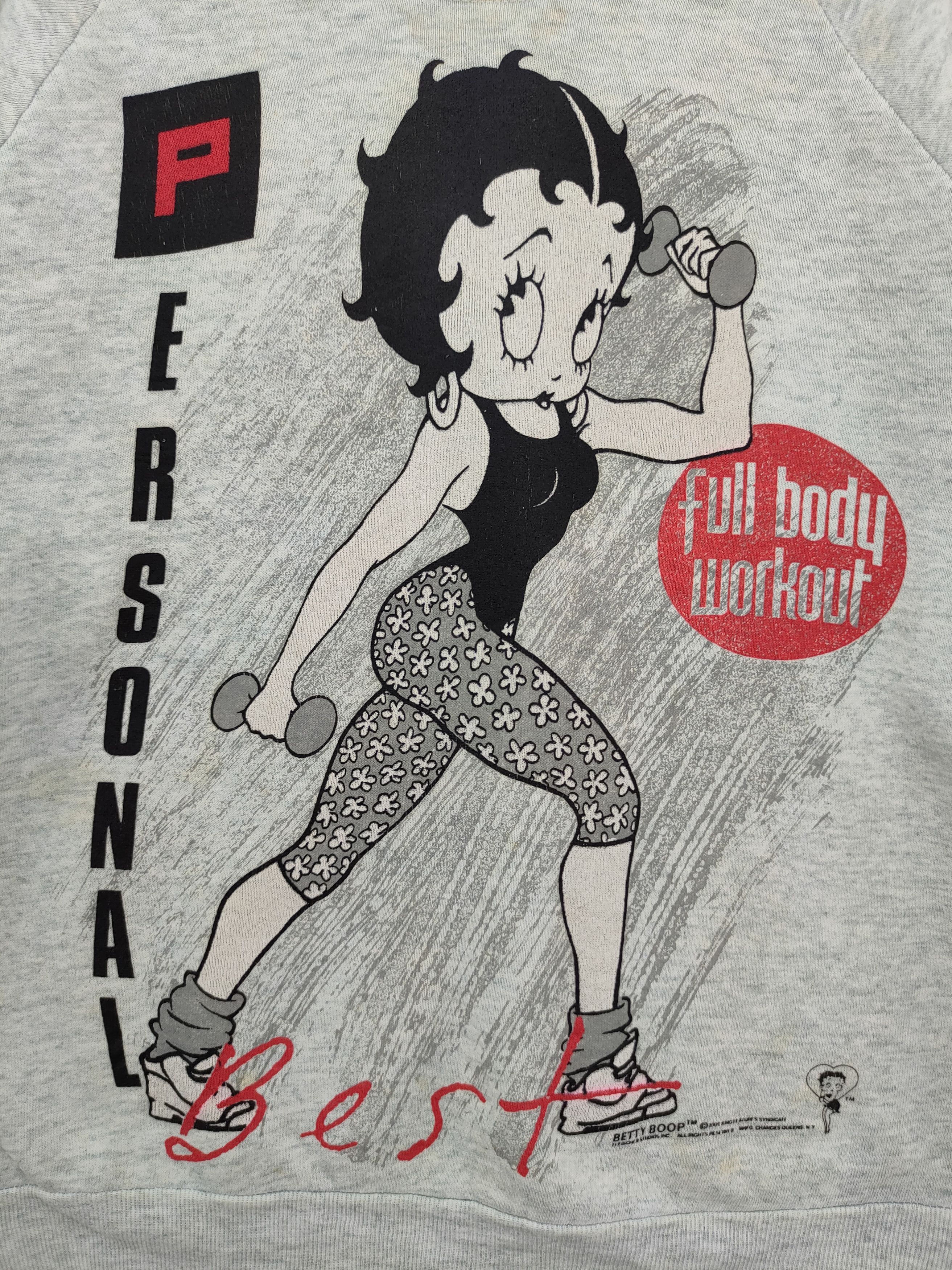 Cartoon Network DL 1991 Betty Bepop movie cartoon sweatshirt vintage #46-174 Size US S / EU 44-46 / 1 - 4 Thumbnail