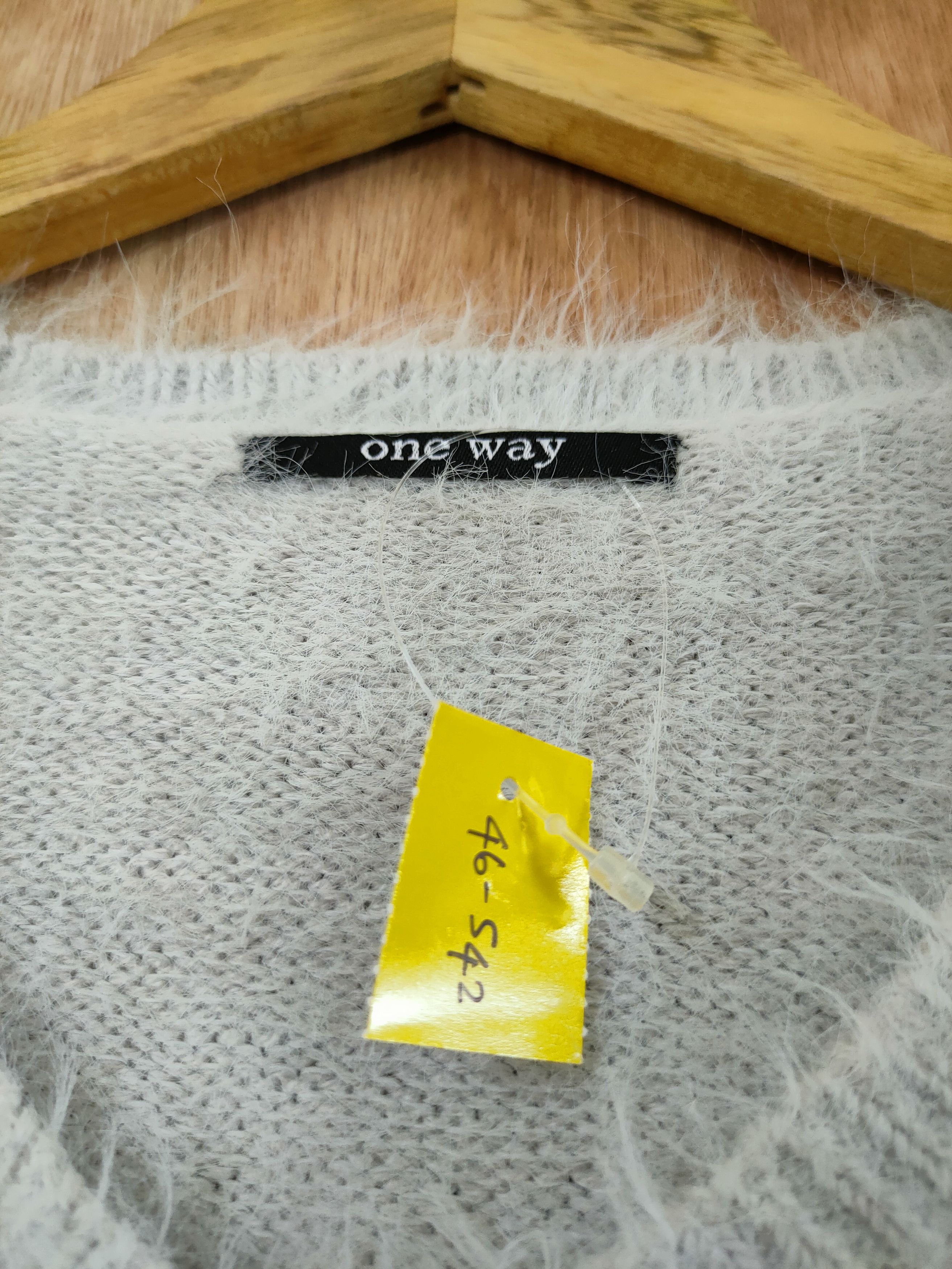 Aran Isles Knitwear × Japanese Brand One Way knitwear mohair fur shaggy japan sweatshirt #46-542 Size M / US 6-8 / IT 42-44 - 4 Thumbnail