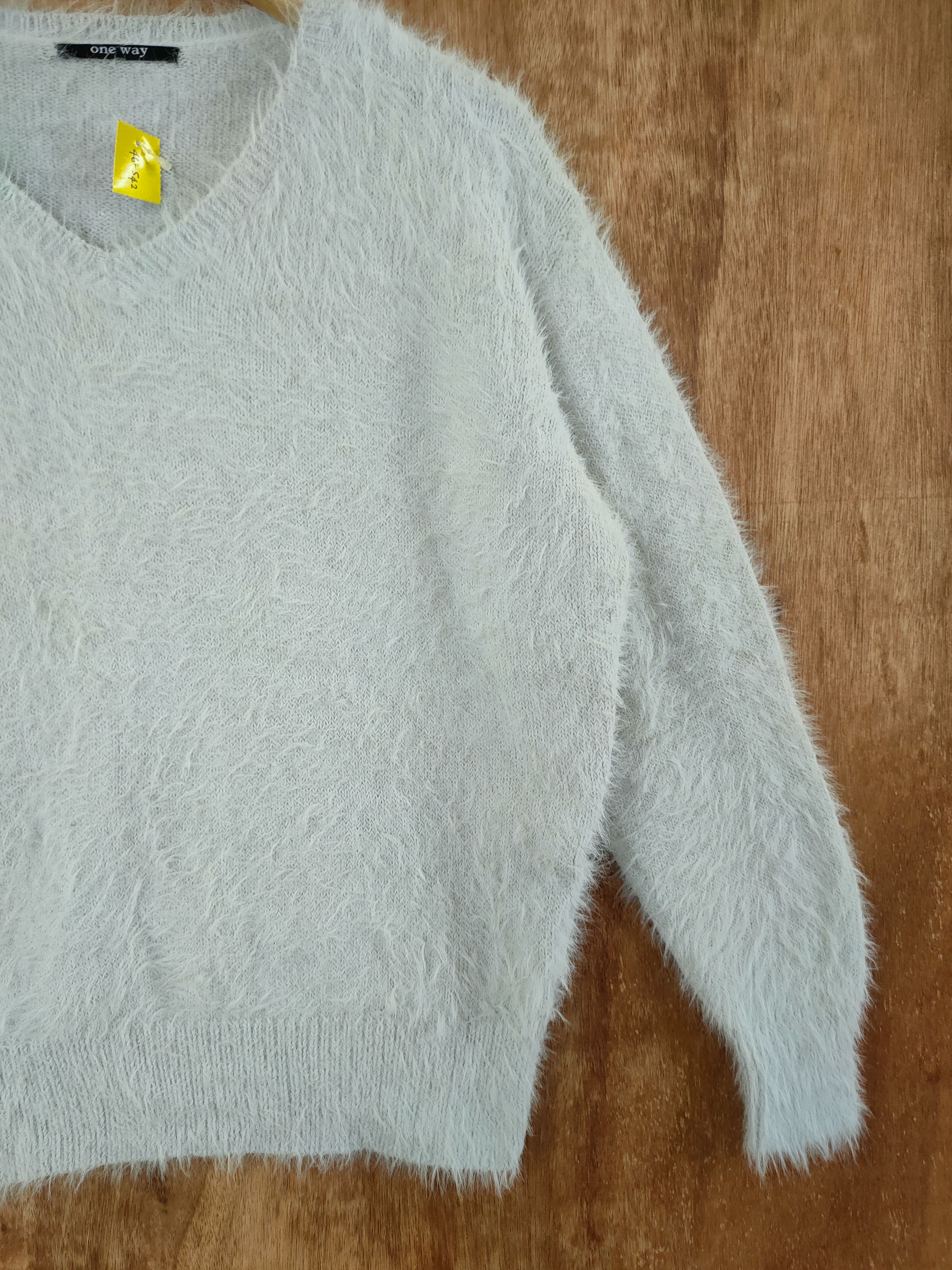 Aran Isles Knitwear × Japanese Brand One Way knitwear mohair fur shaggy japan sweatshirt #46-542 Size M / US 6-8 / IT 42-44 - 3 Thumbnail