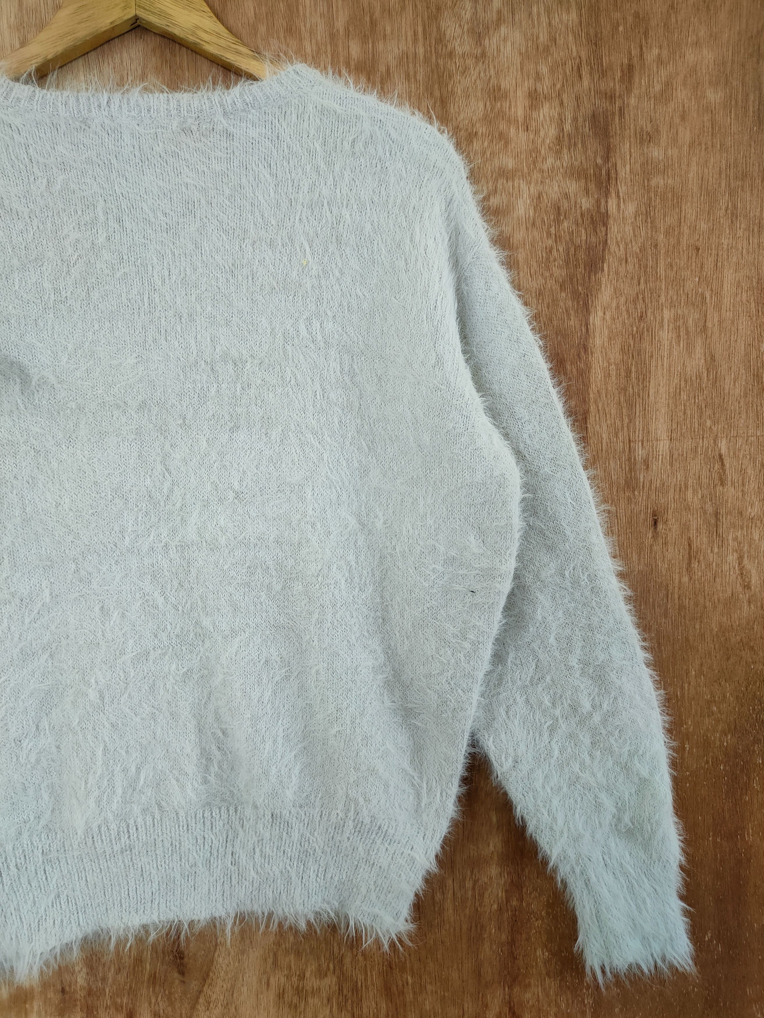 Aran Isles Knitwear × Japanese Brand One Way knitwear mohair fur shaggy japan sweatshirt #46-542 Size M / US 6-8 / IT 42-44 - 10 Thumbnail
