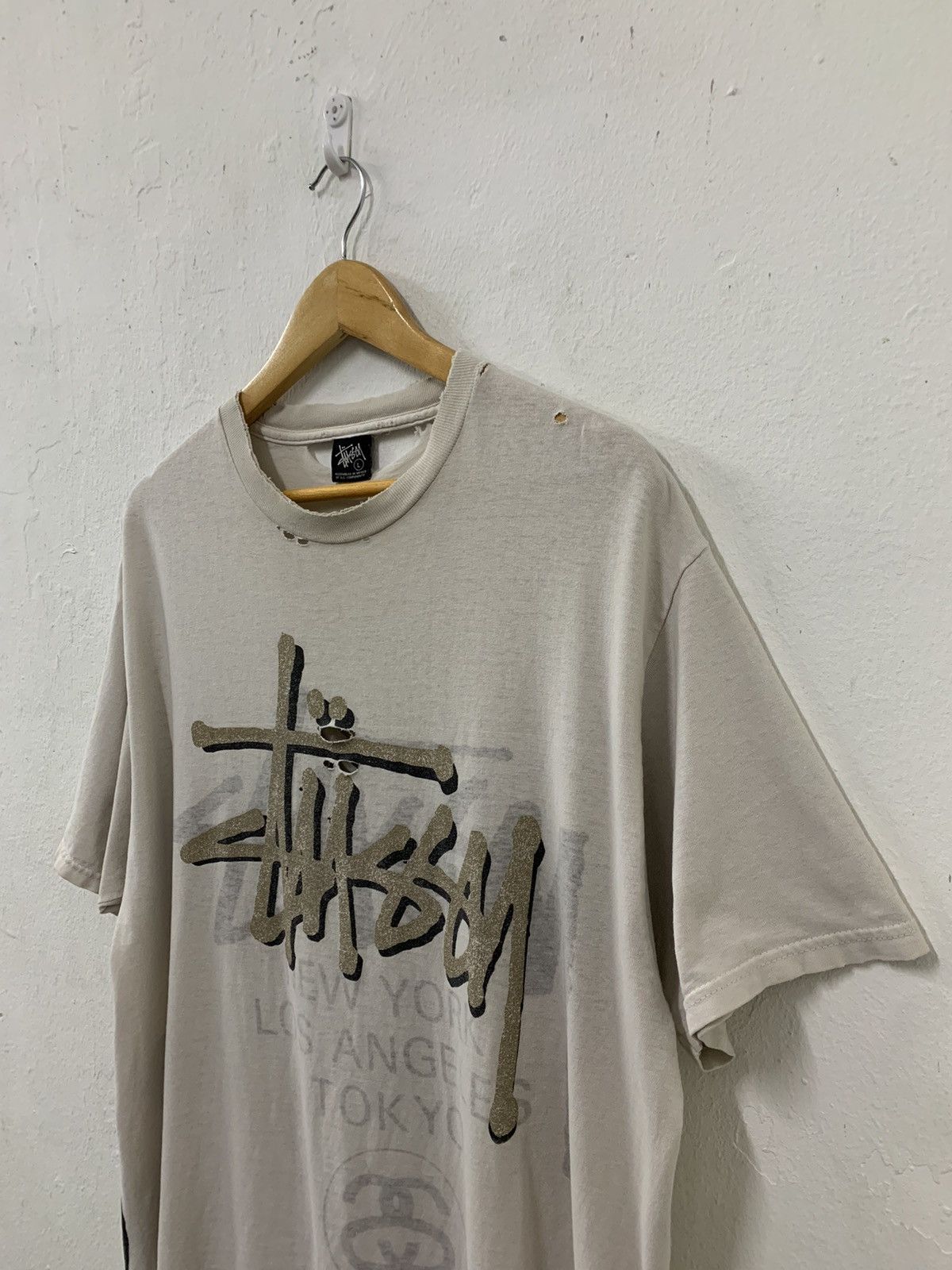Stussy Distressed Stussy Reversible Size US L / EU 52-54 / 3 - 2 Thumbnail