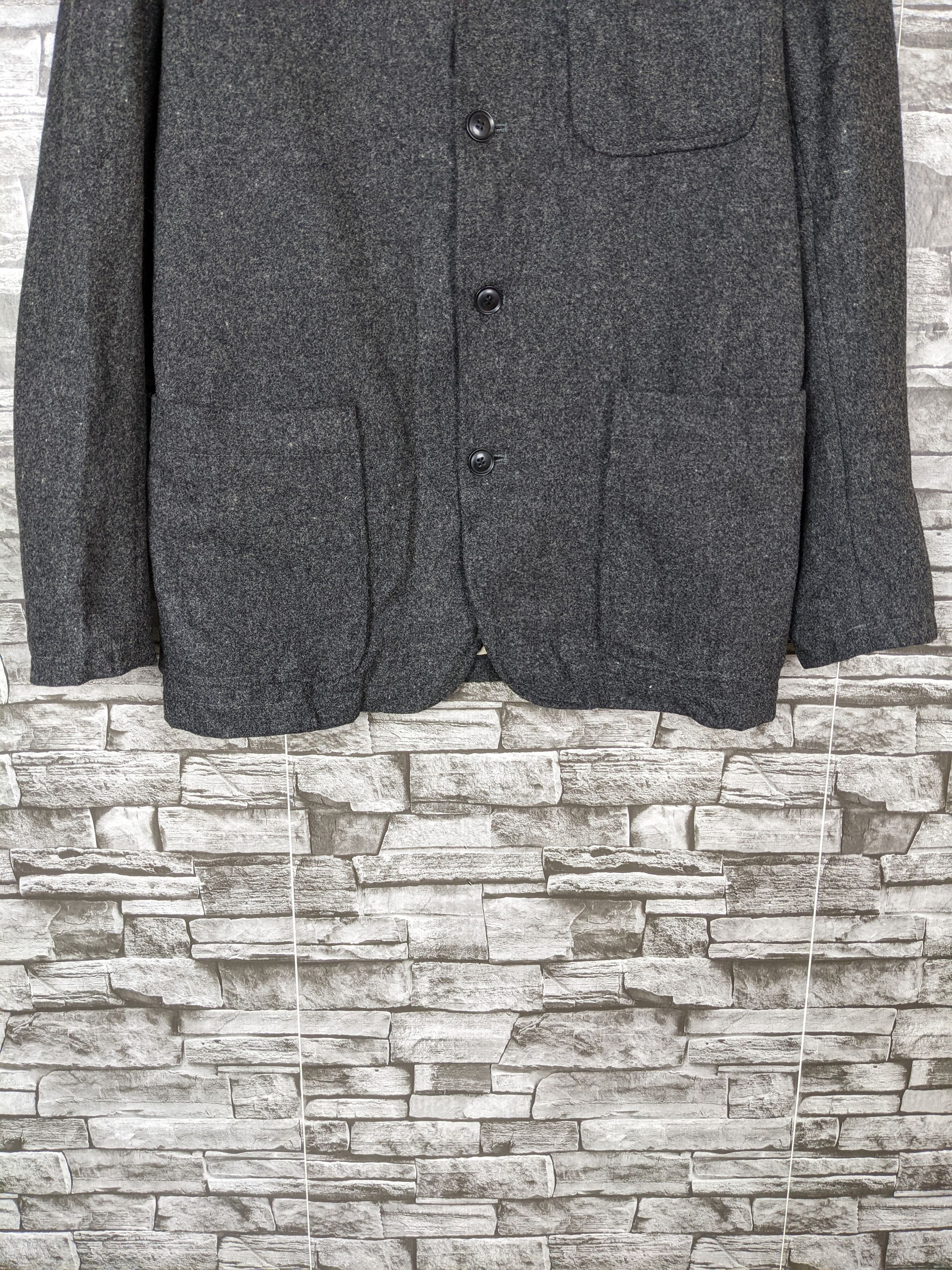 SHIPS Ships Japan Wool Light Jacket Button On Coat Outerwear Size US L / EU 52-54 / 3 - 4 Thumbnail