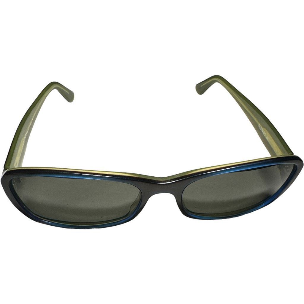 JEAN LAFONT Glenans 269 Green Blue Sunglasses Made In Paris - Main Image