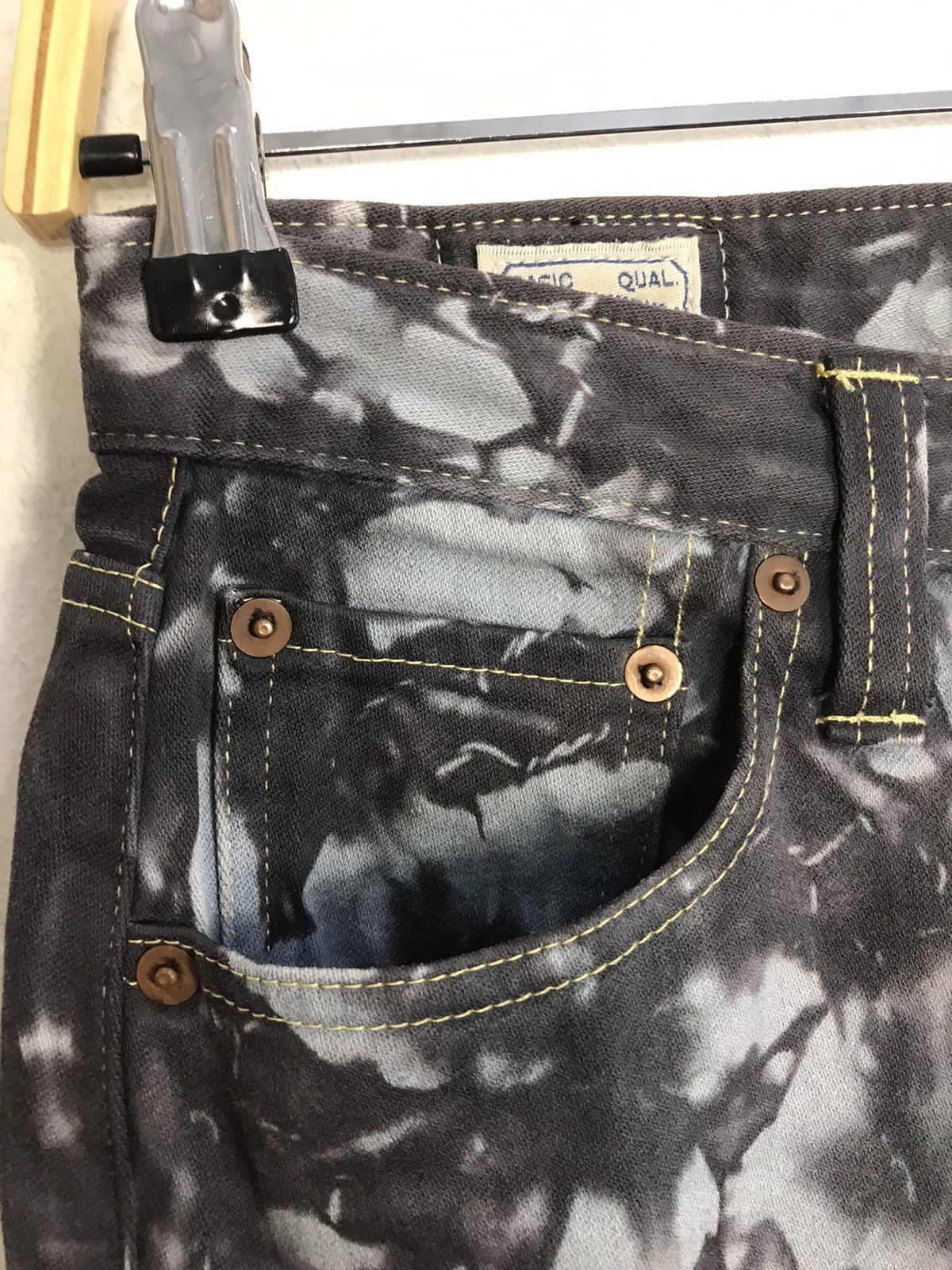 Japanese Brand × Vintage Vintage Blue Way Design Tie Dye Zipper Style Size US 27 - 8 Thumbnail