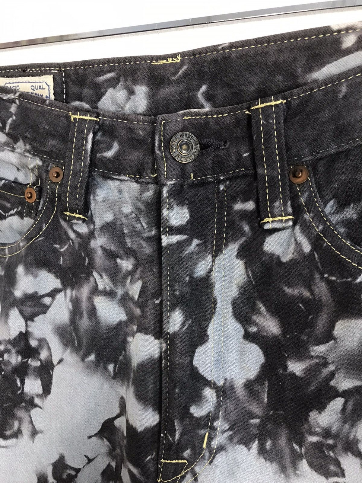 Japanese Brand × Vintage Vintage Blue Way Design Tie Dye Zipper Style Size US 27 - 6 Thumbnail