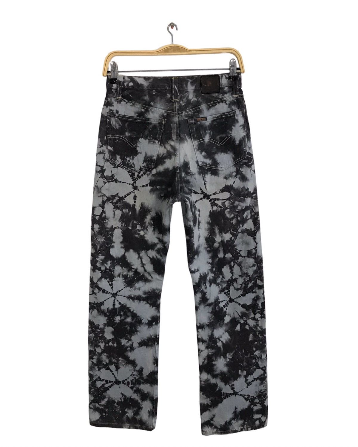 Japanese Brand × Vintage Vintage Blue Way Design Tie Dye Zipper Style Size US 27 - 2 Thumbnail