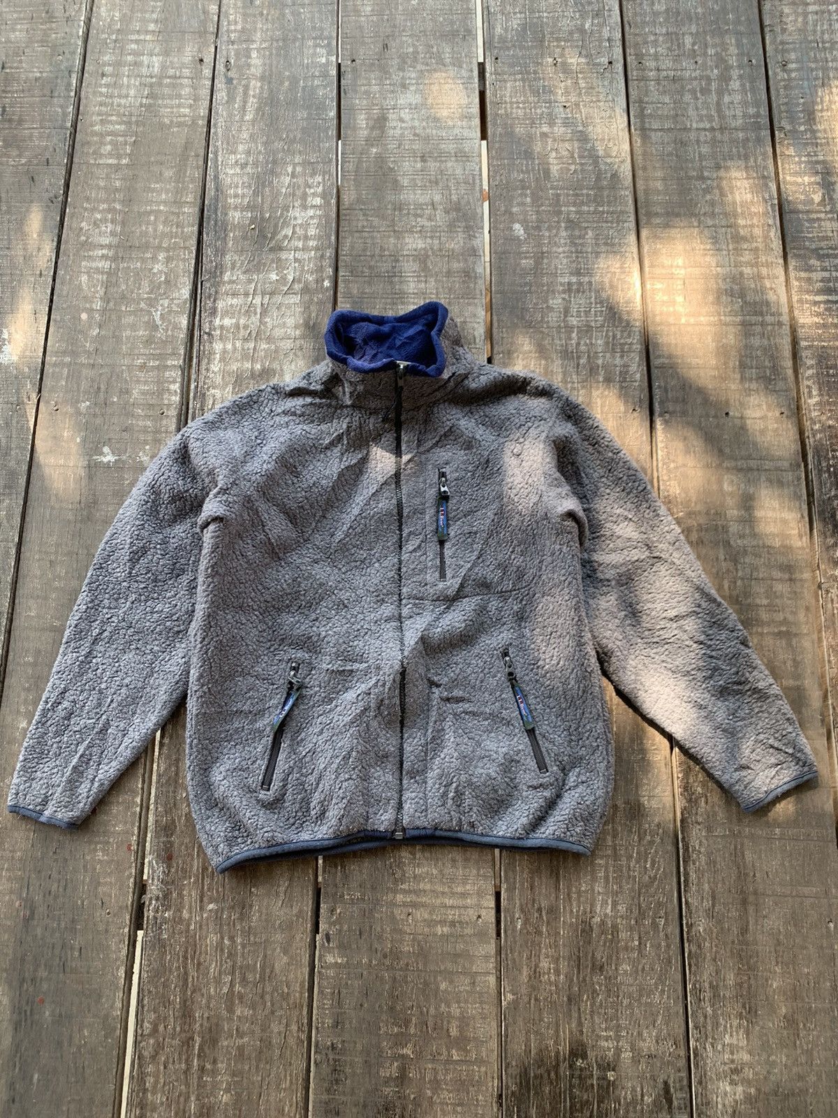LL bean fleece full zipper