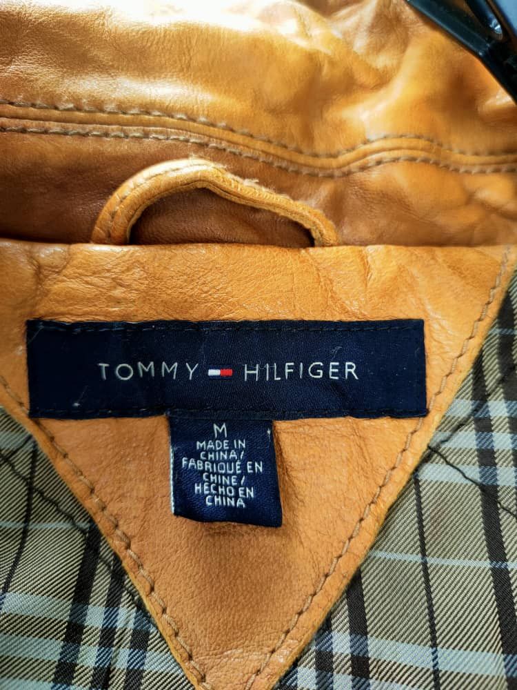 Branded Leather Tommy Hilfiger Leather Jacket Size US M / EU 48-50 / 2 - 6 Thumbnail