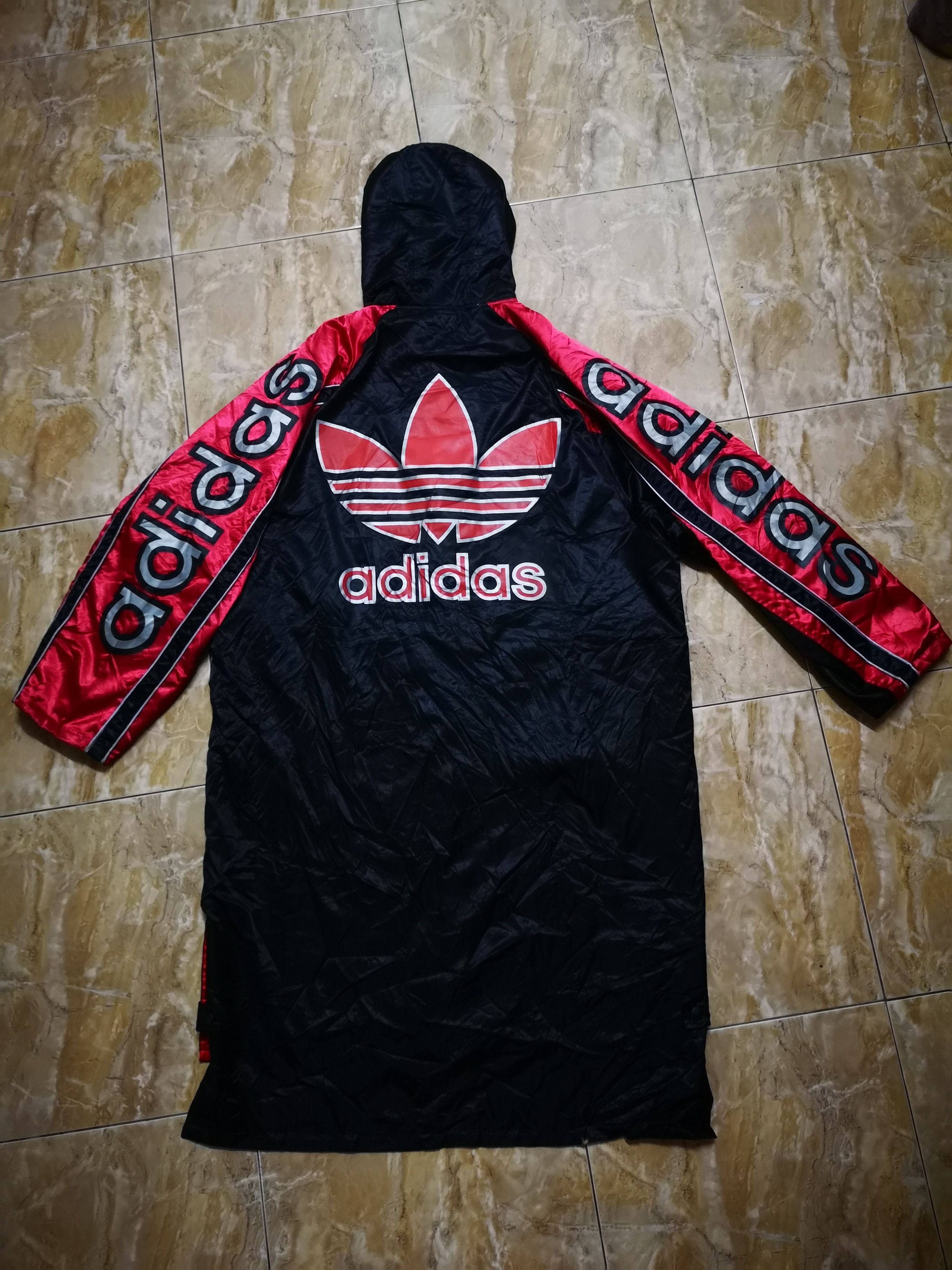 Adidas × Vintage Vintage Adidas Parka Big Logo Size US L / EU 52-54 / 3 - 2 Thumbnail