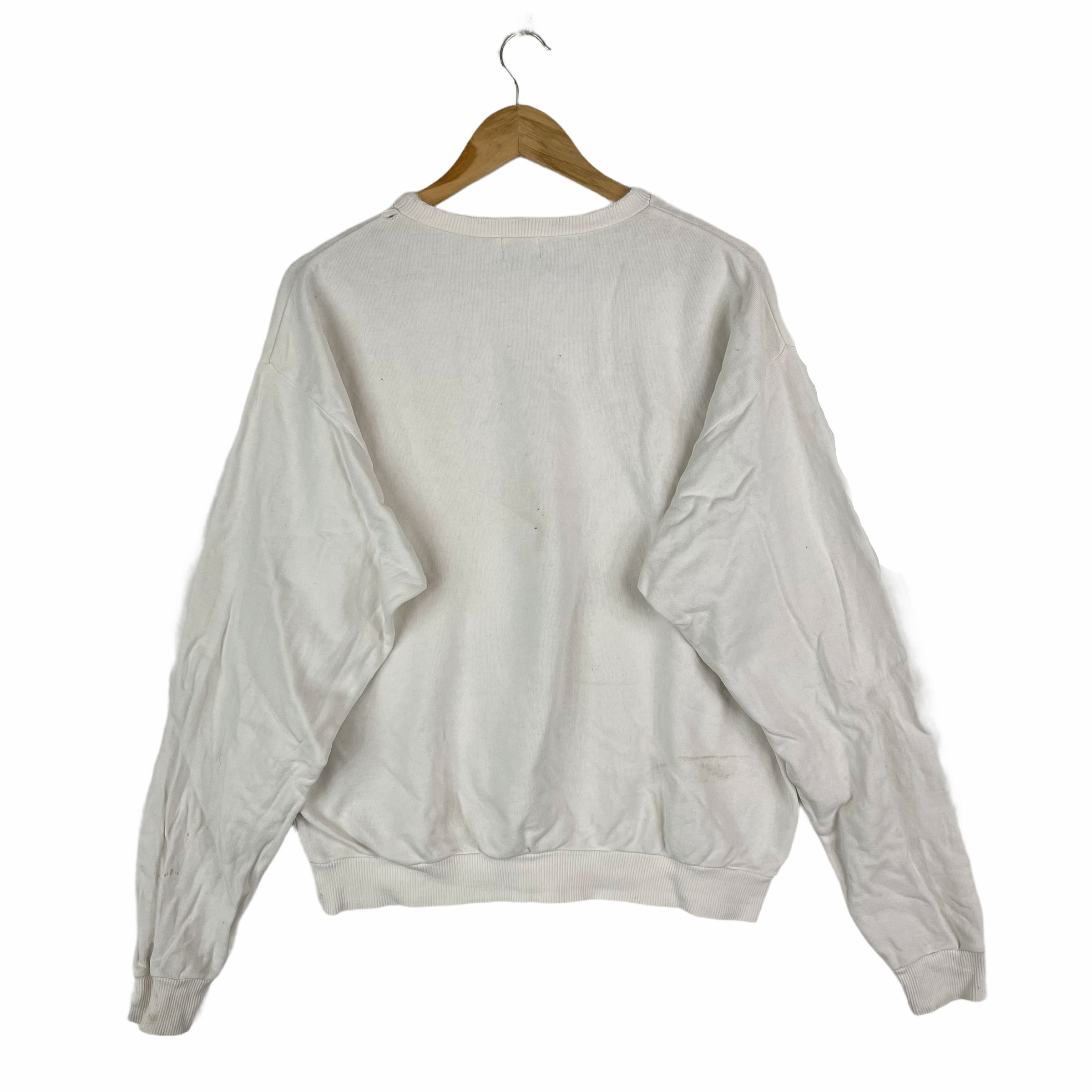 Kenzo Vintage KENZO JEANS PARIS Overprint White Sweatshirt Size US L / EU 52-54 / 3 - 3 Thumbnail