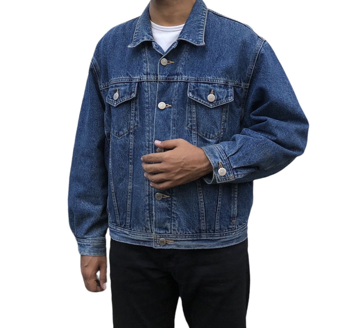 Edwin Vintage Edwin Blanket Lined Denim Jacket Size US L / EU 52-54 / 3 - 4 Thumbnail