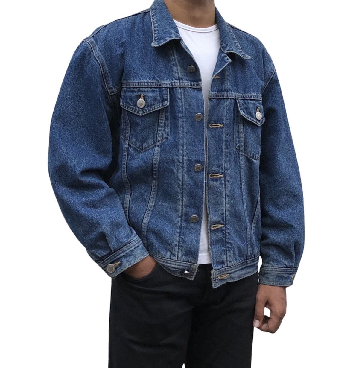 Edwin Vintage Edwin Blanket Lined Denim Jacket Size US L / EU 52-54 / 3 - 1 Thumbnail