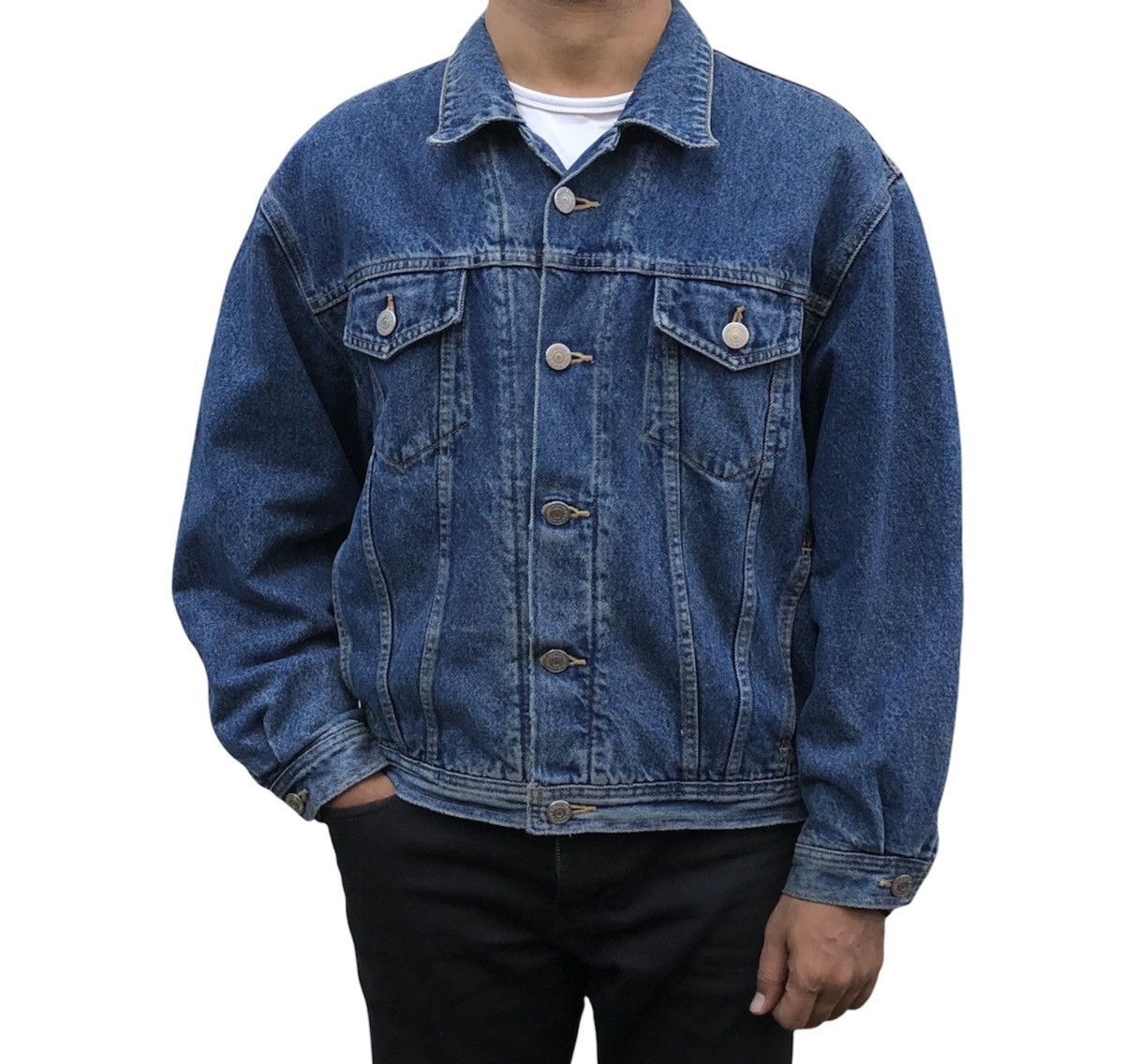 Edwin Vintage Edwin Blanket Lined Denim Jacket Size US L / EU 52-54 / 3 - 5 Thumbnail