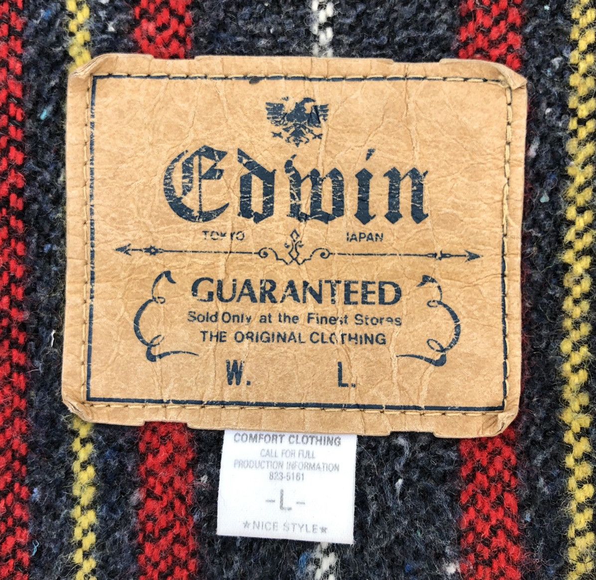 Edwin Vintage Edwin Blanket Lined Denim Jacket Size US L / EU 52-54 / 3 - 21 Thumbnail