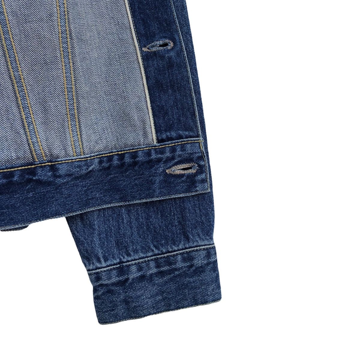 Denime Japanese Blue Jeans Denime Selvedge Trucker Jacket Size US M / EU 48-50 / 2 - 20 Thumbnail
