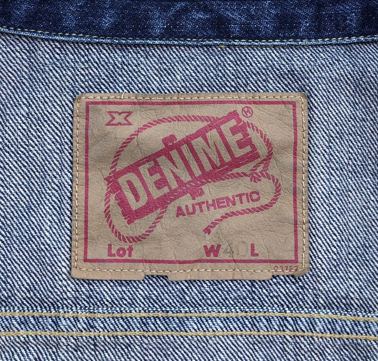 Denime Japanese Blue Jeans Denime Selvedge Trucker Jacket Size US M / EU 48-50 / 2 - 21 Thumbnail