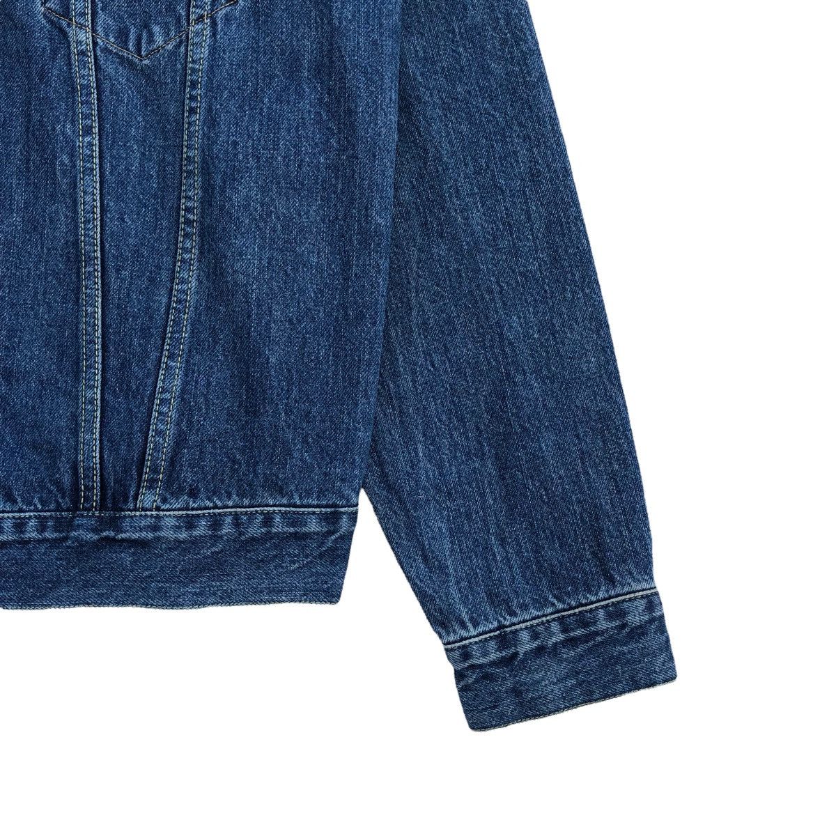Denime Japanese Blue Jeans Denime Selvedge Trucker Jacket Size US M / EU 48-50 / 2 - 12 Thumbnail